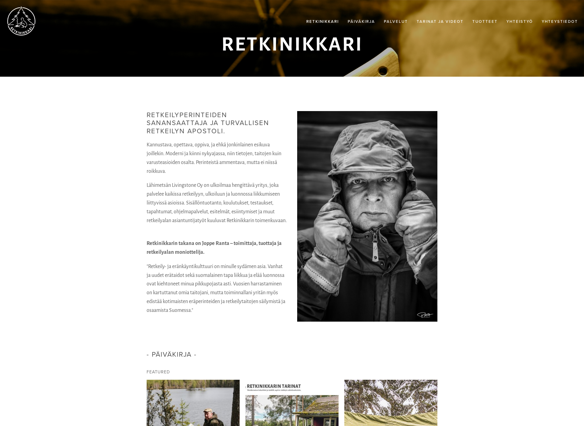 Screenshot for retkinikkari.fi