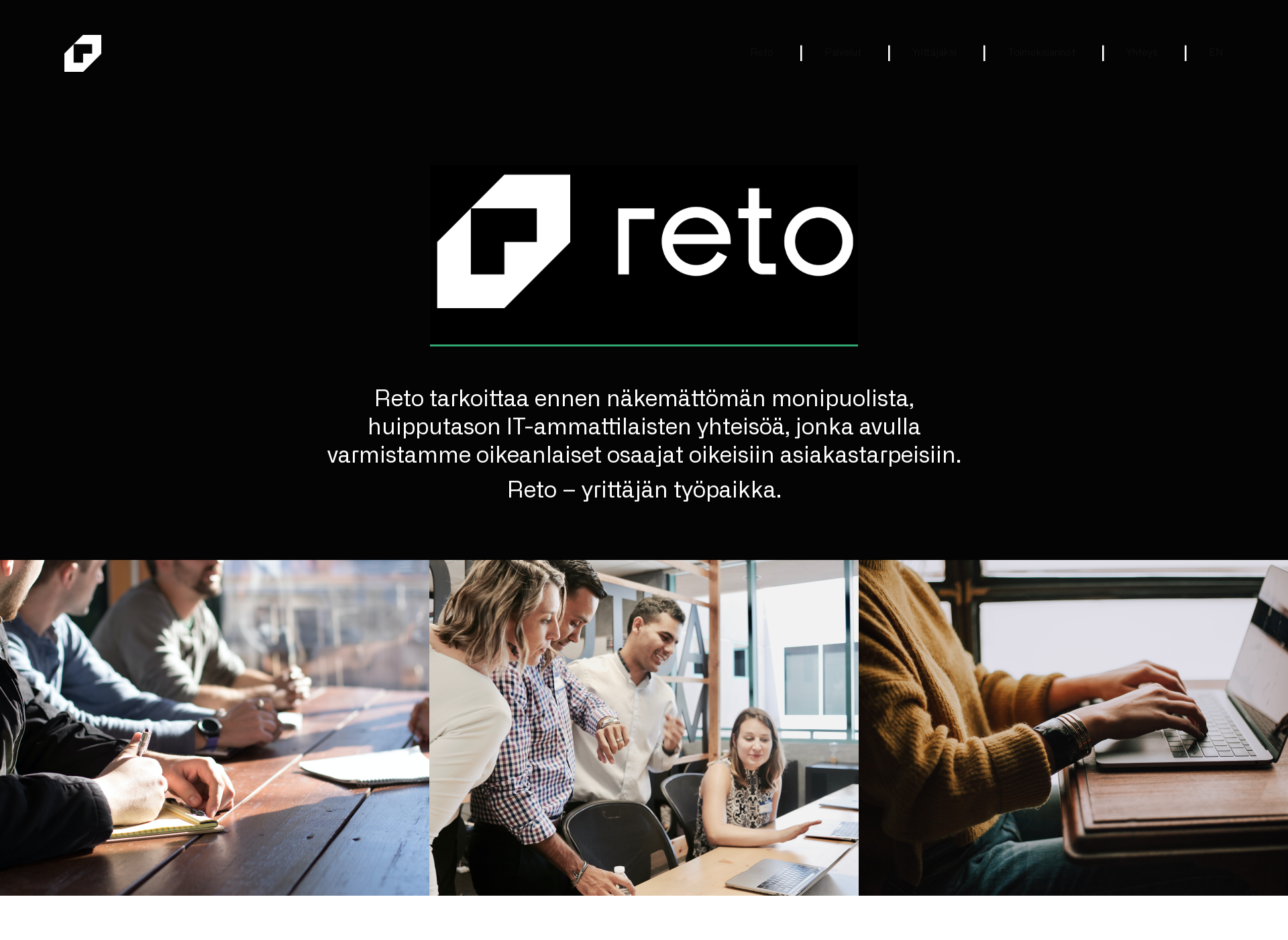 Screenshot for reto.fi