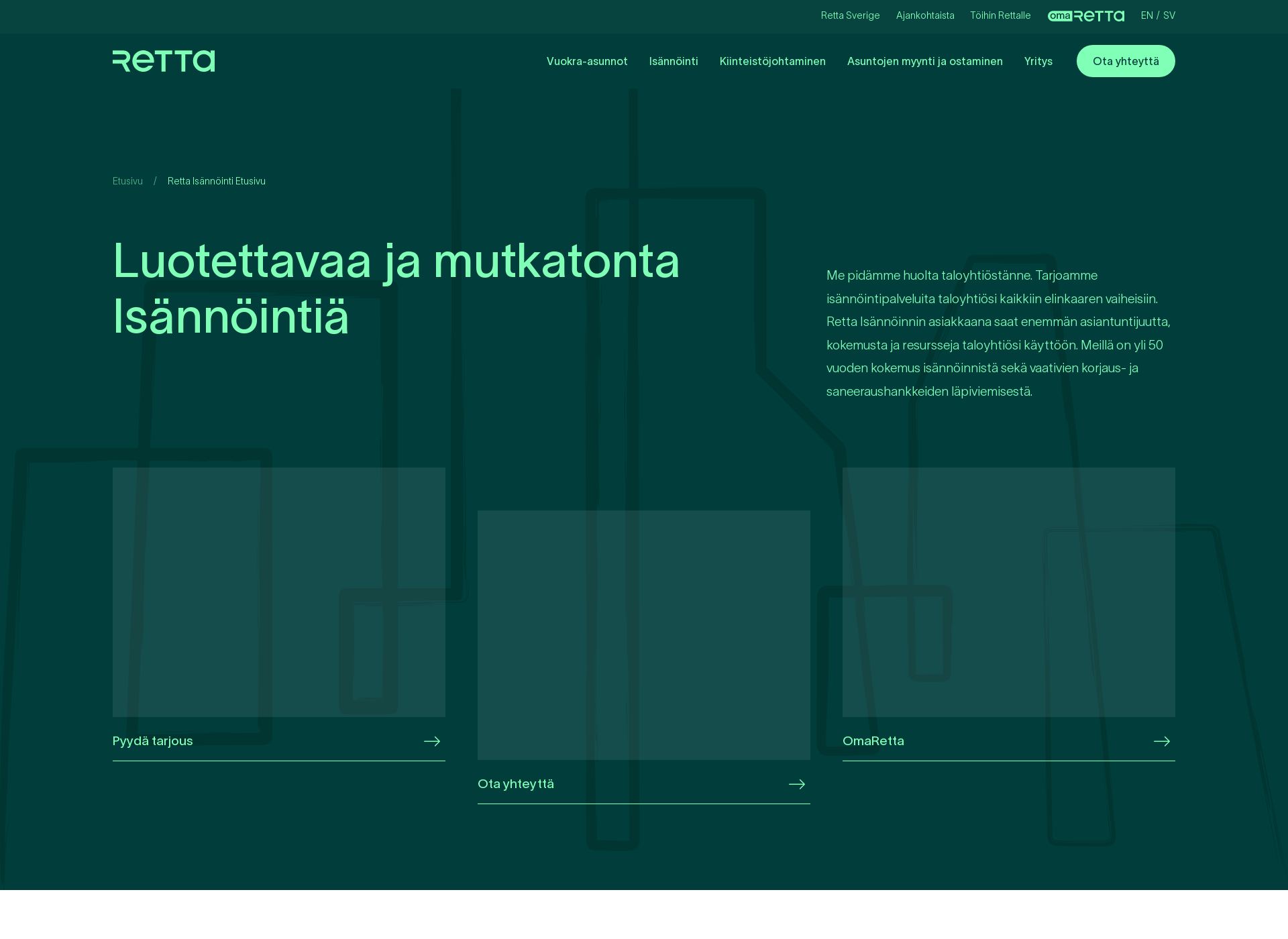 Screenshot for rettaisannointi.fi