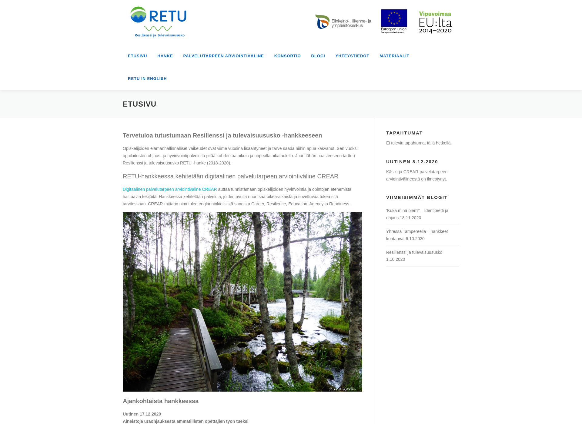 Screenshot for retu.fi
