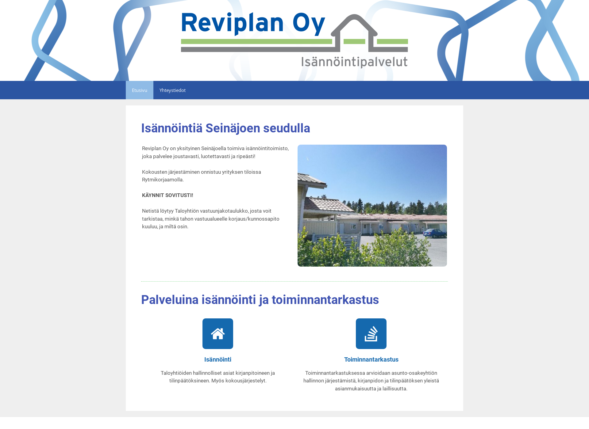 Screenshot for reviplan.fi