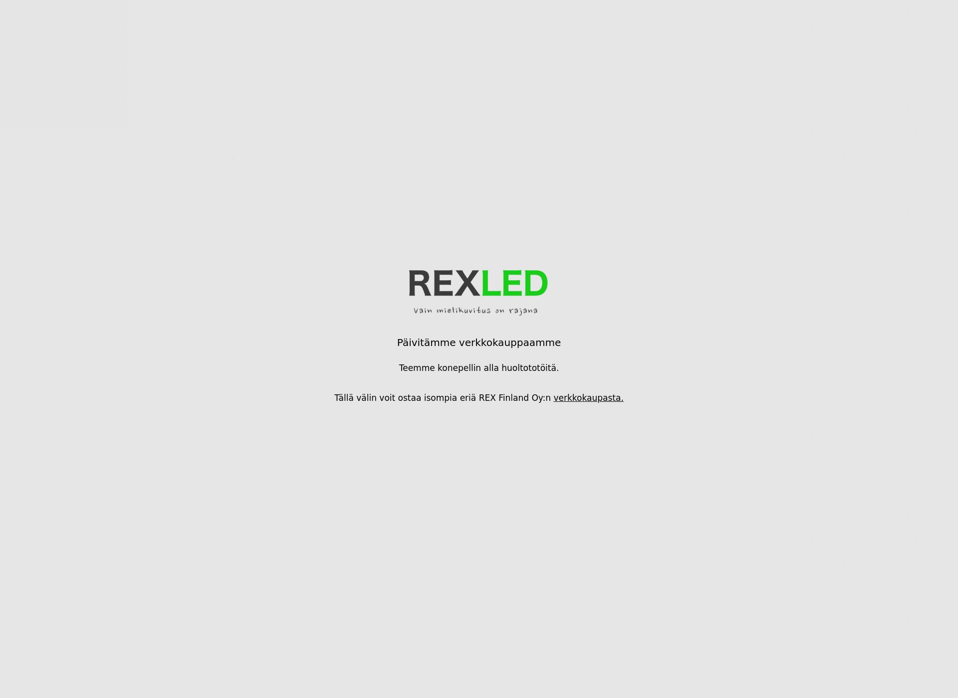 Skärmdump för rexled.fi