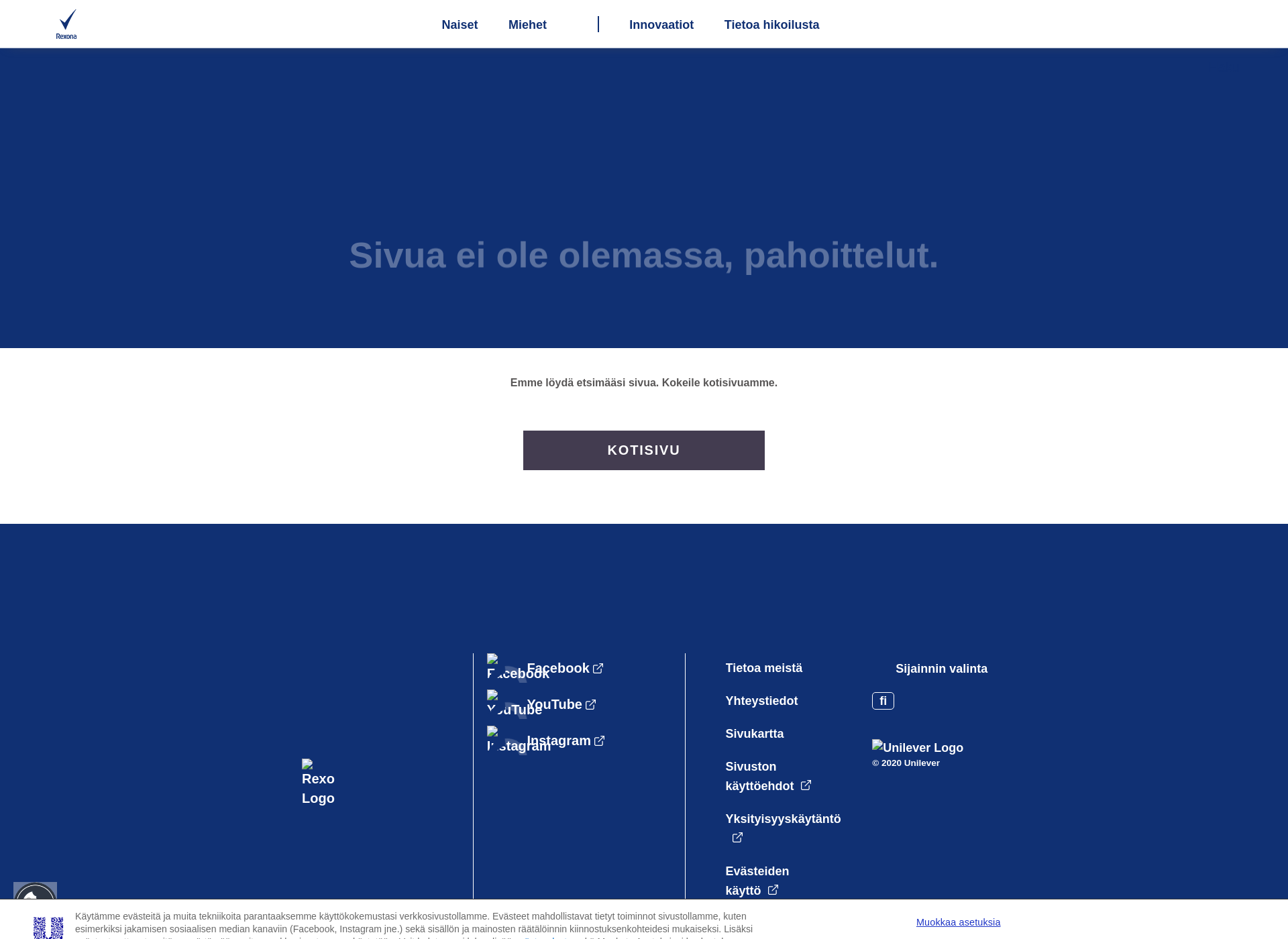 Screenshot for rexonakampanja.fi