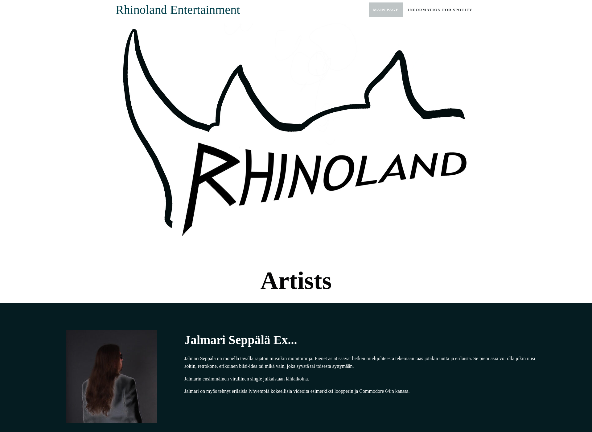 Screenshot for rhinoland.fi