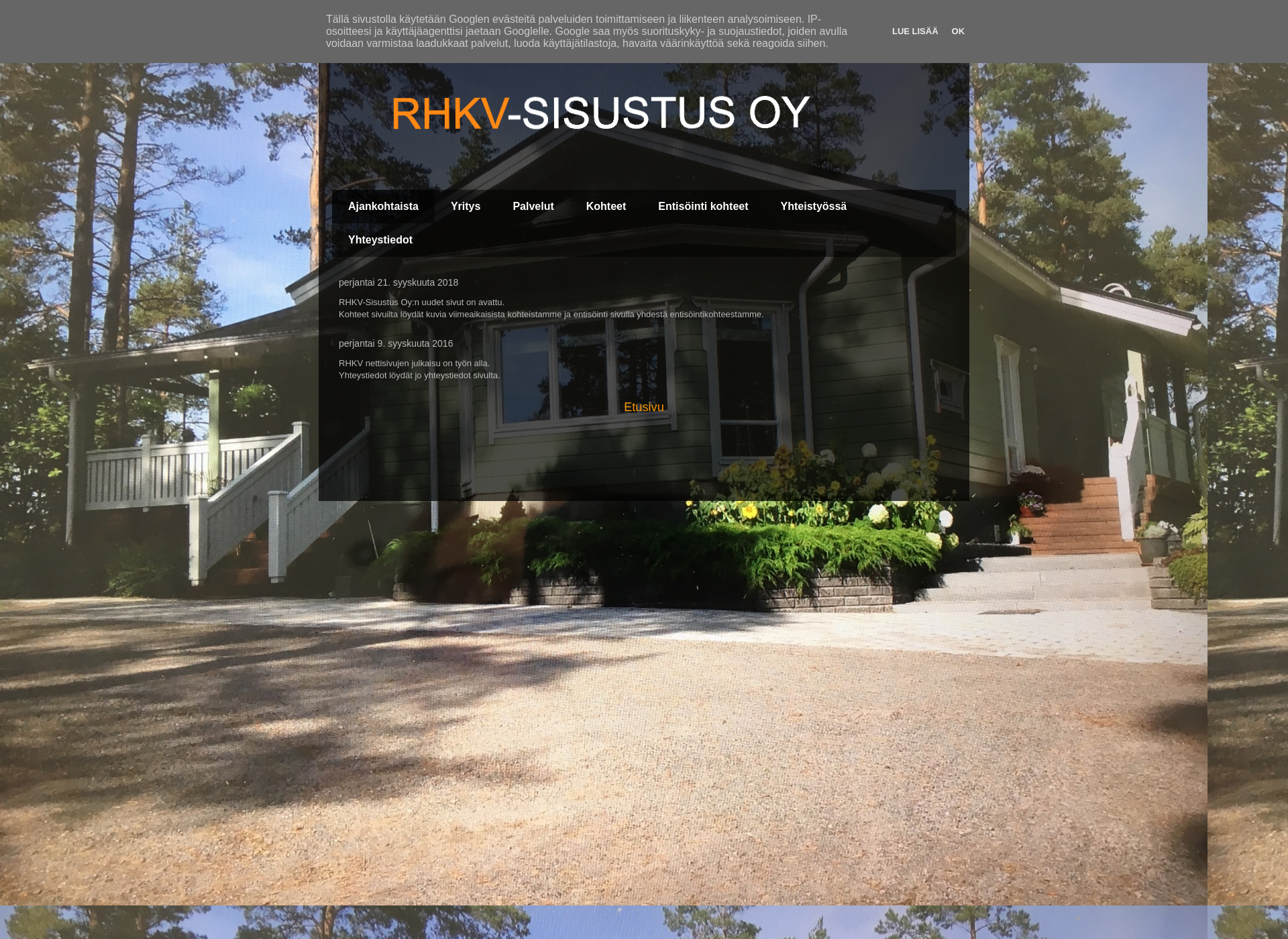 Screenshot for rhkv.fi