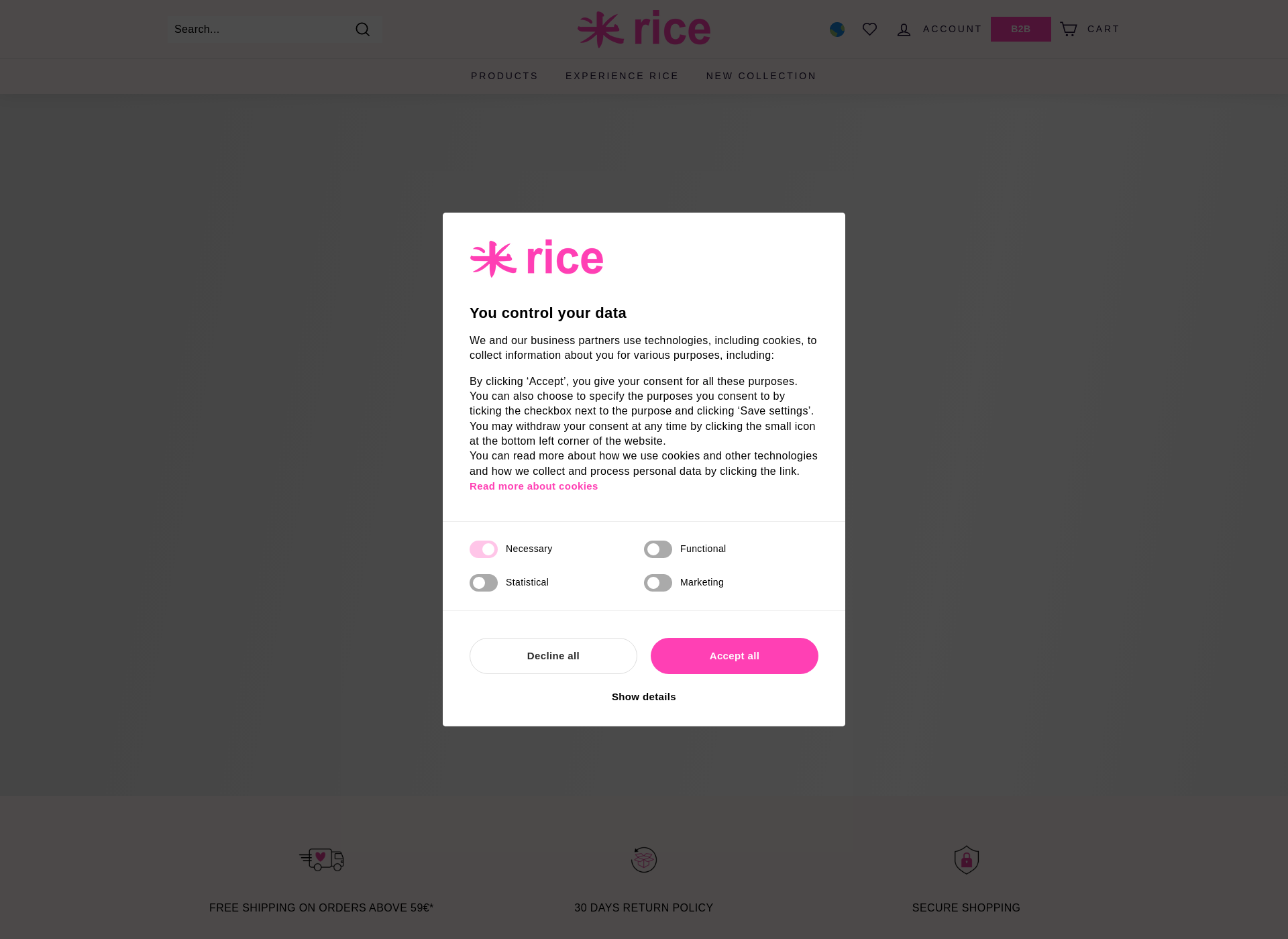 Screenshot for ricebyrice.fi