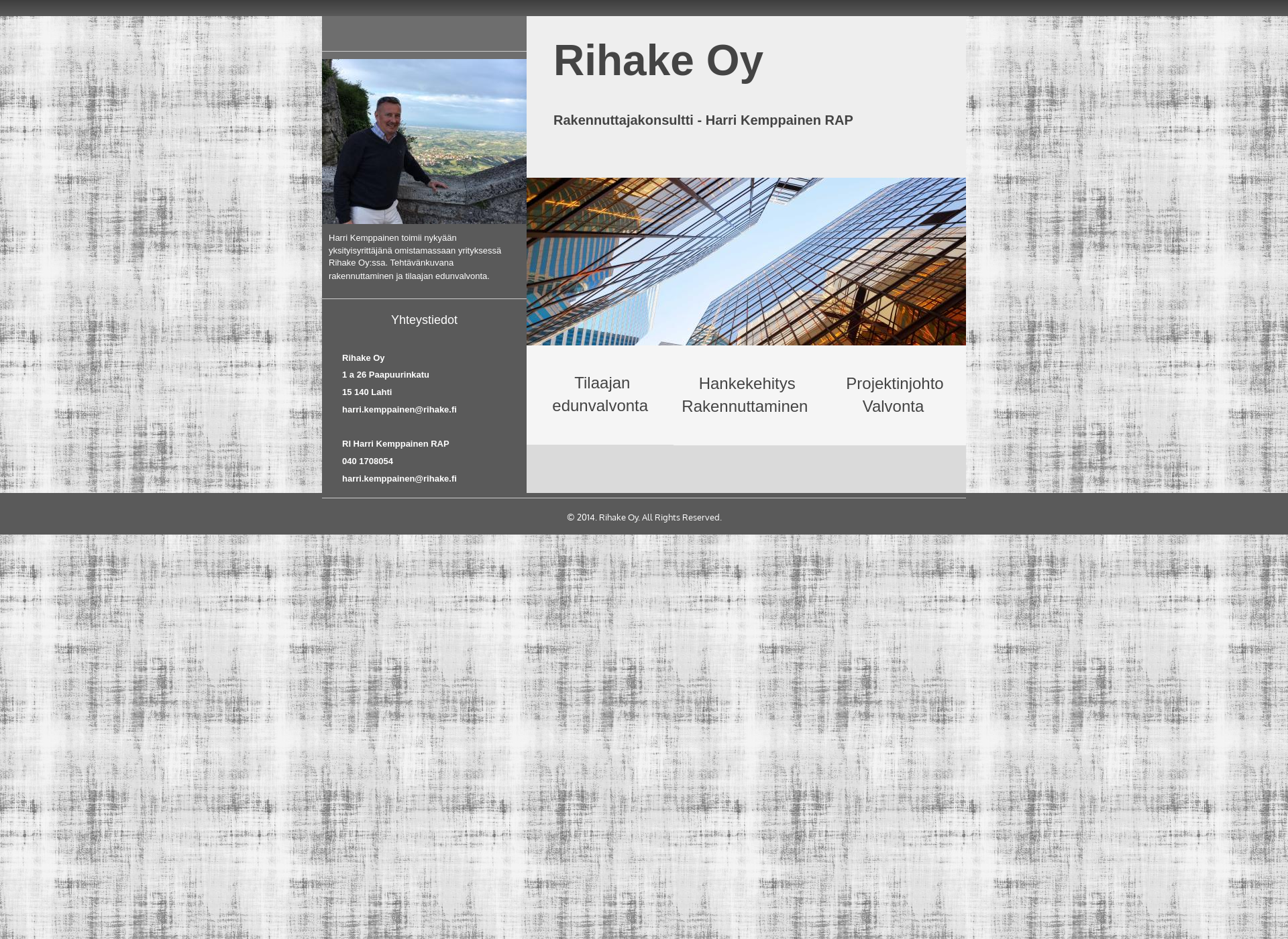 Screenshot for rihake.fi