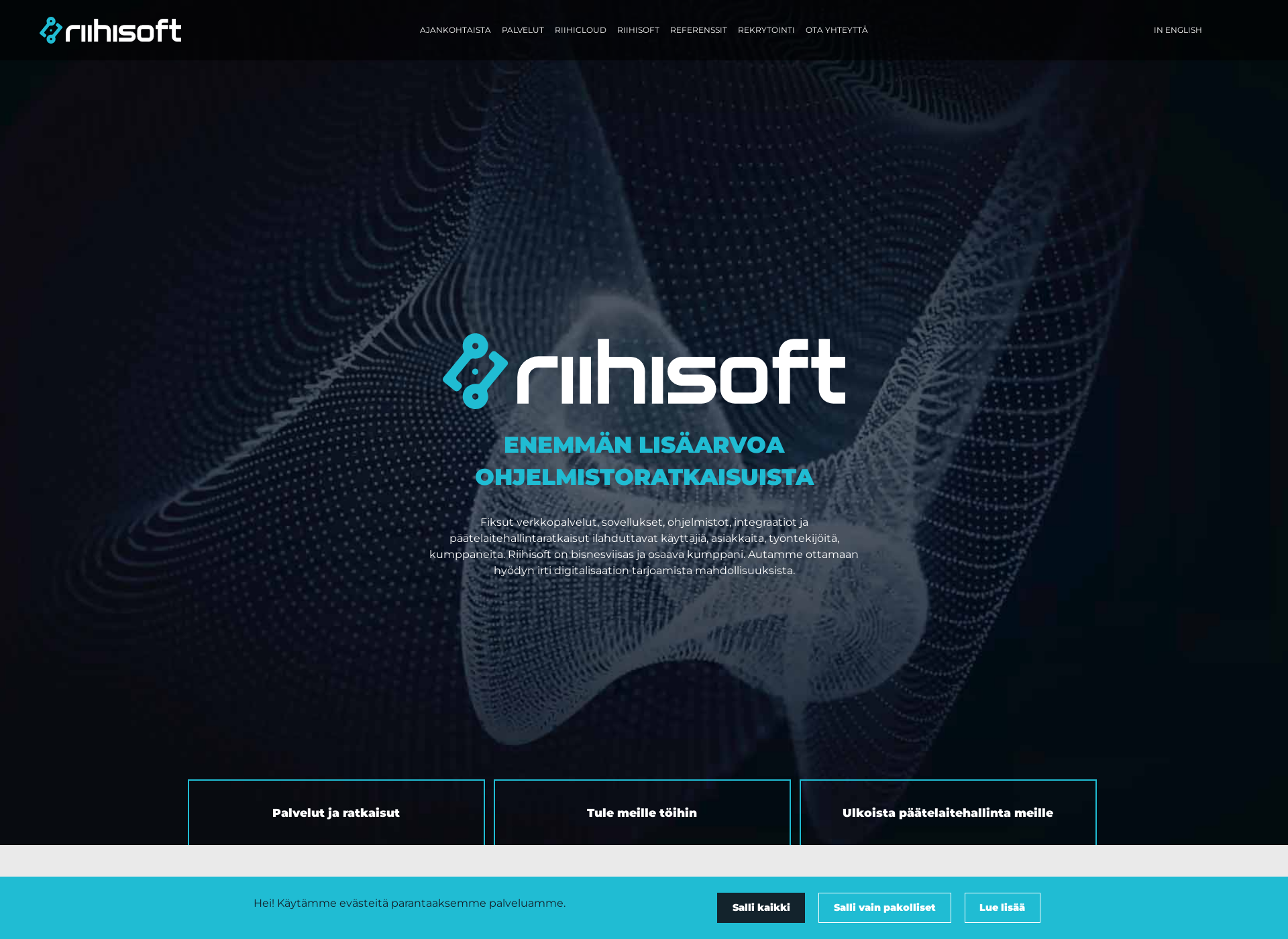 Screenshot for riihisoft.fi