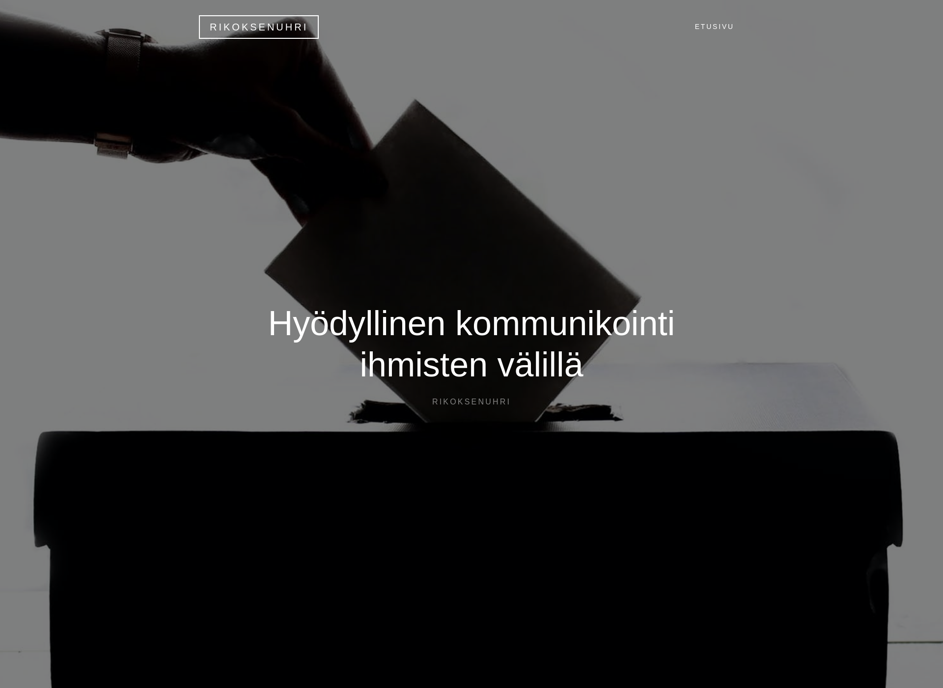Skärmdump för rikoksenuhri.fi