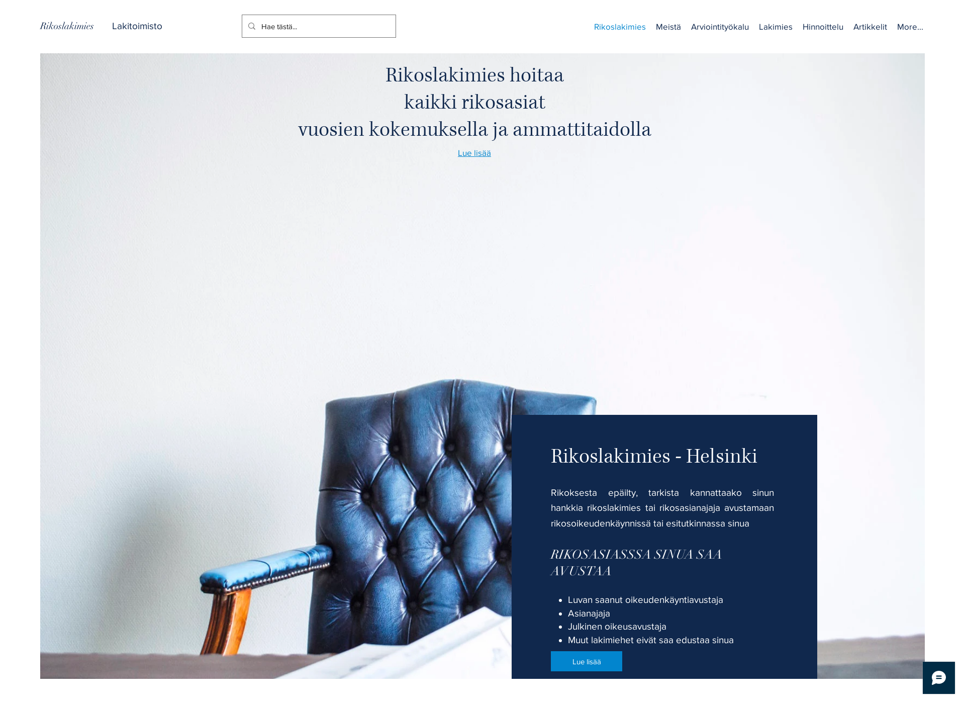 Screenshot for rikoslakimies.fi