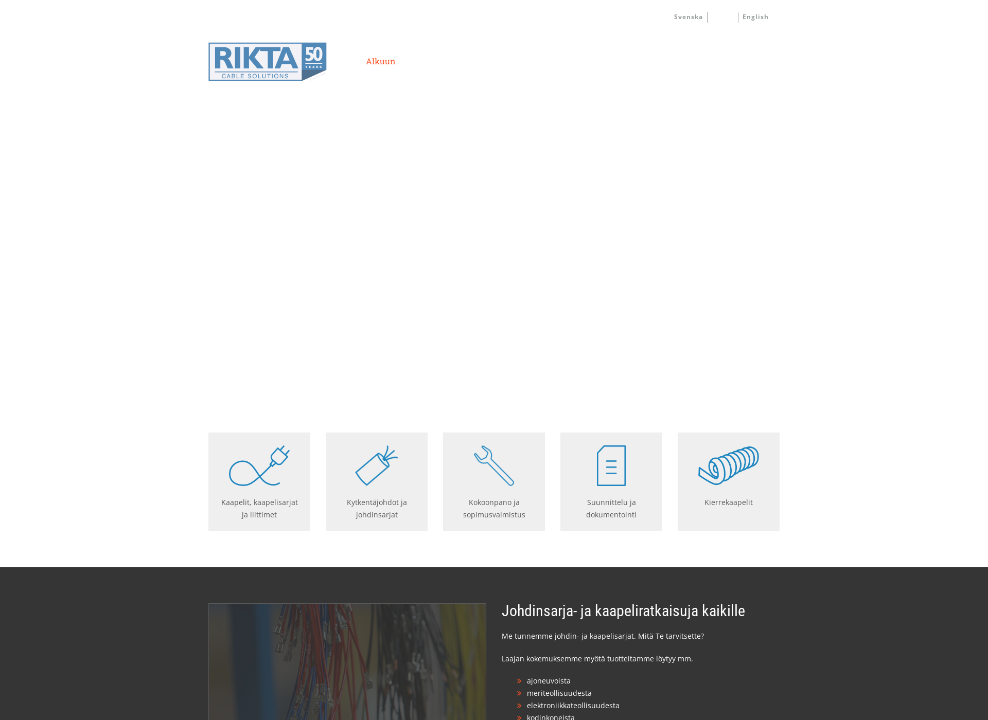 Screenshot for rikta.fi