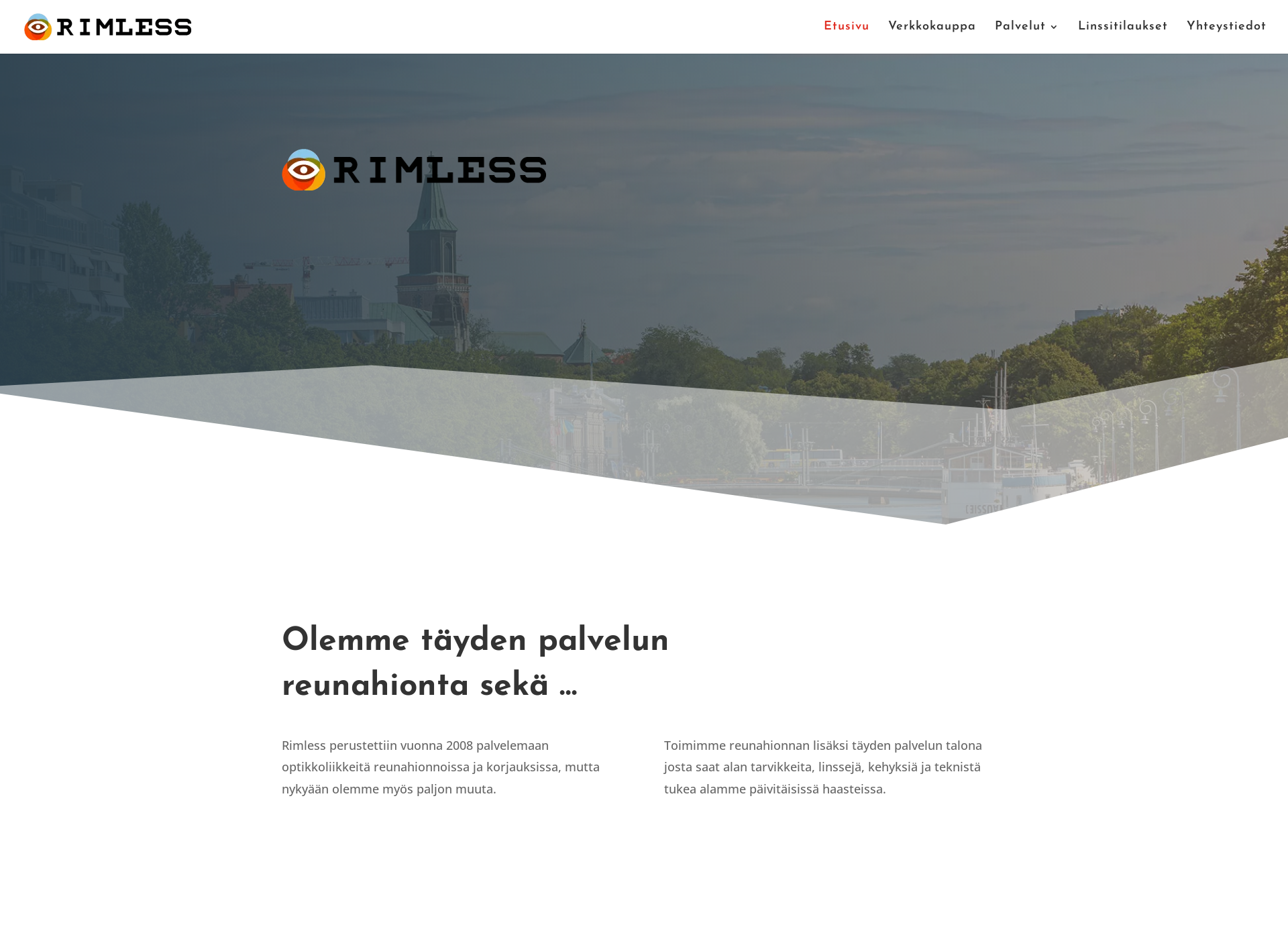 Näyttökuva rimless.fi