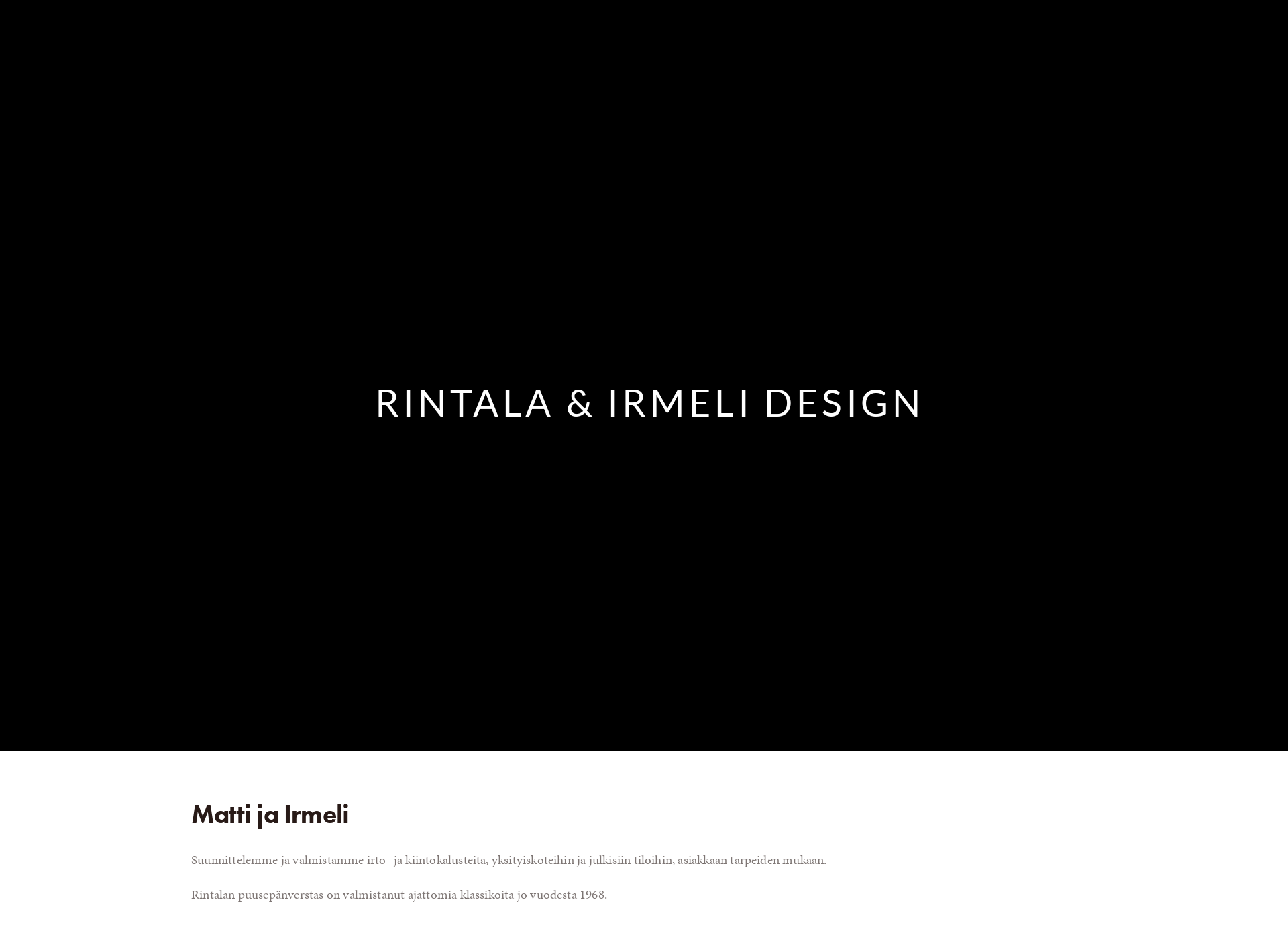 Screenshot for rintala.fi
