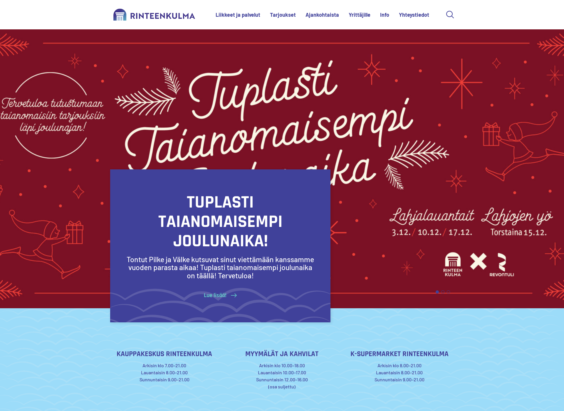 Screenshot for rinteenkulma.fi