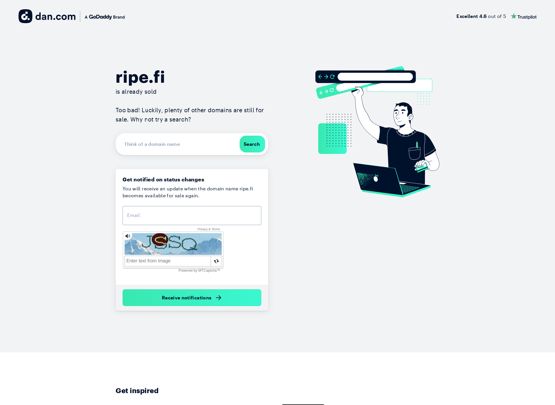 Screenshot for ripe.fi