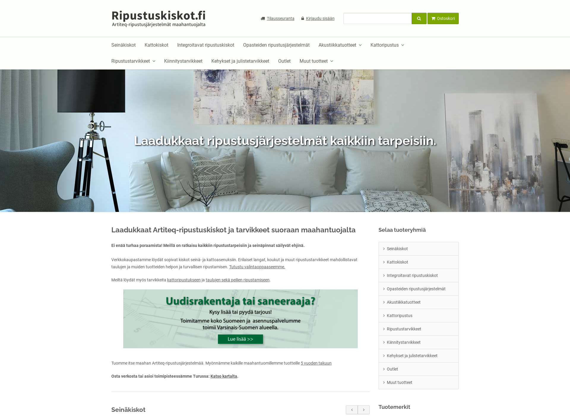 Screenshot for ripustuskiskot.fi