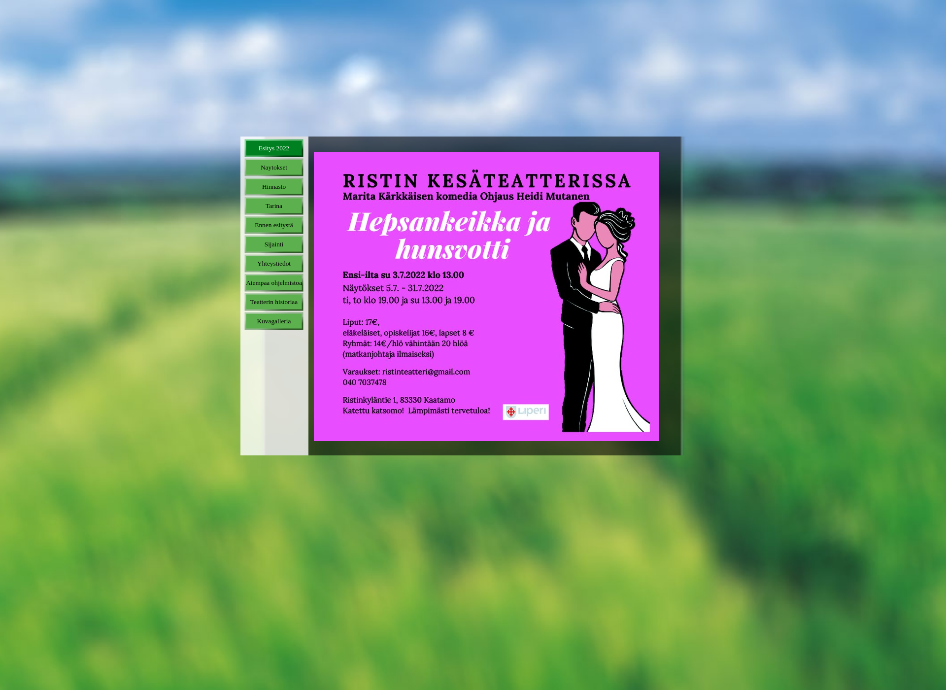 Screenshot for ristinkesäteatteri.fi