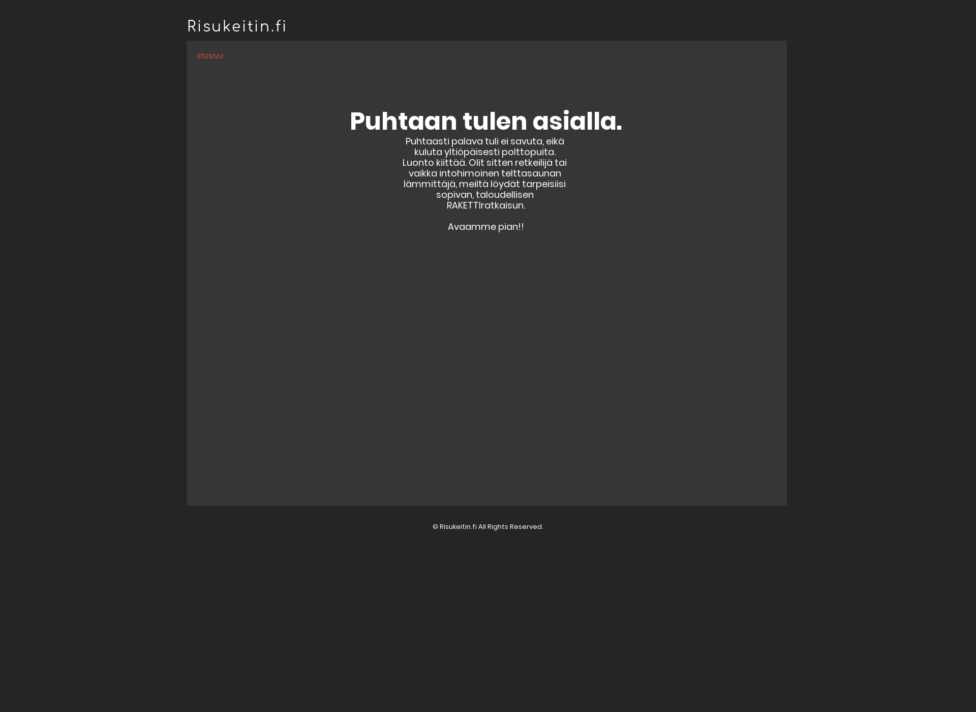 Screenshot for risukeitin.fi