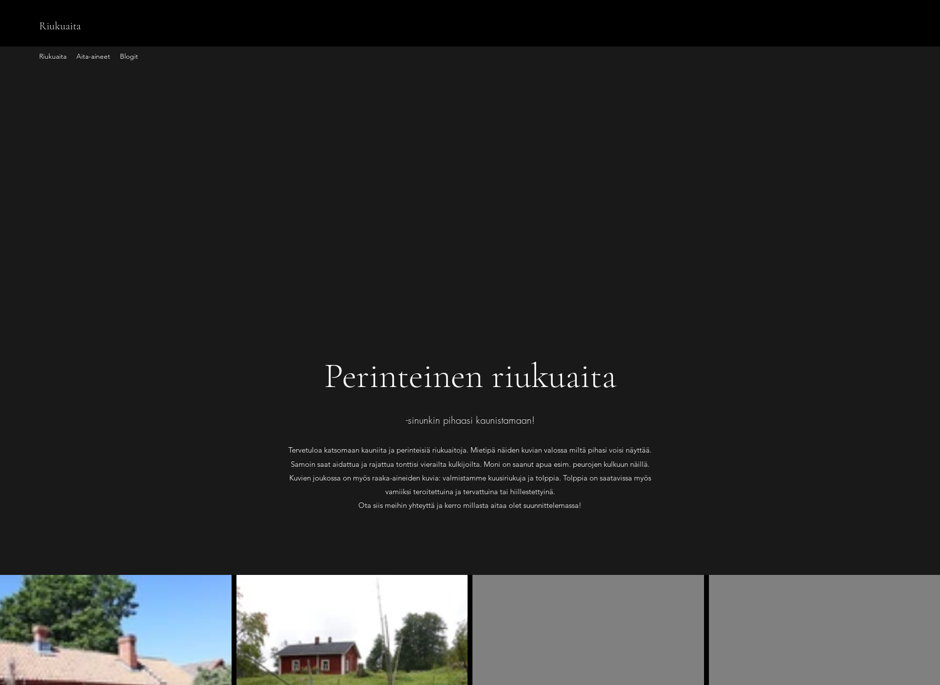 Screenshot for riukuaita.fi
