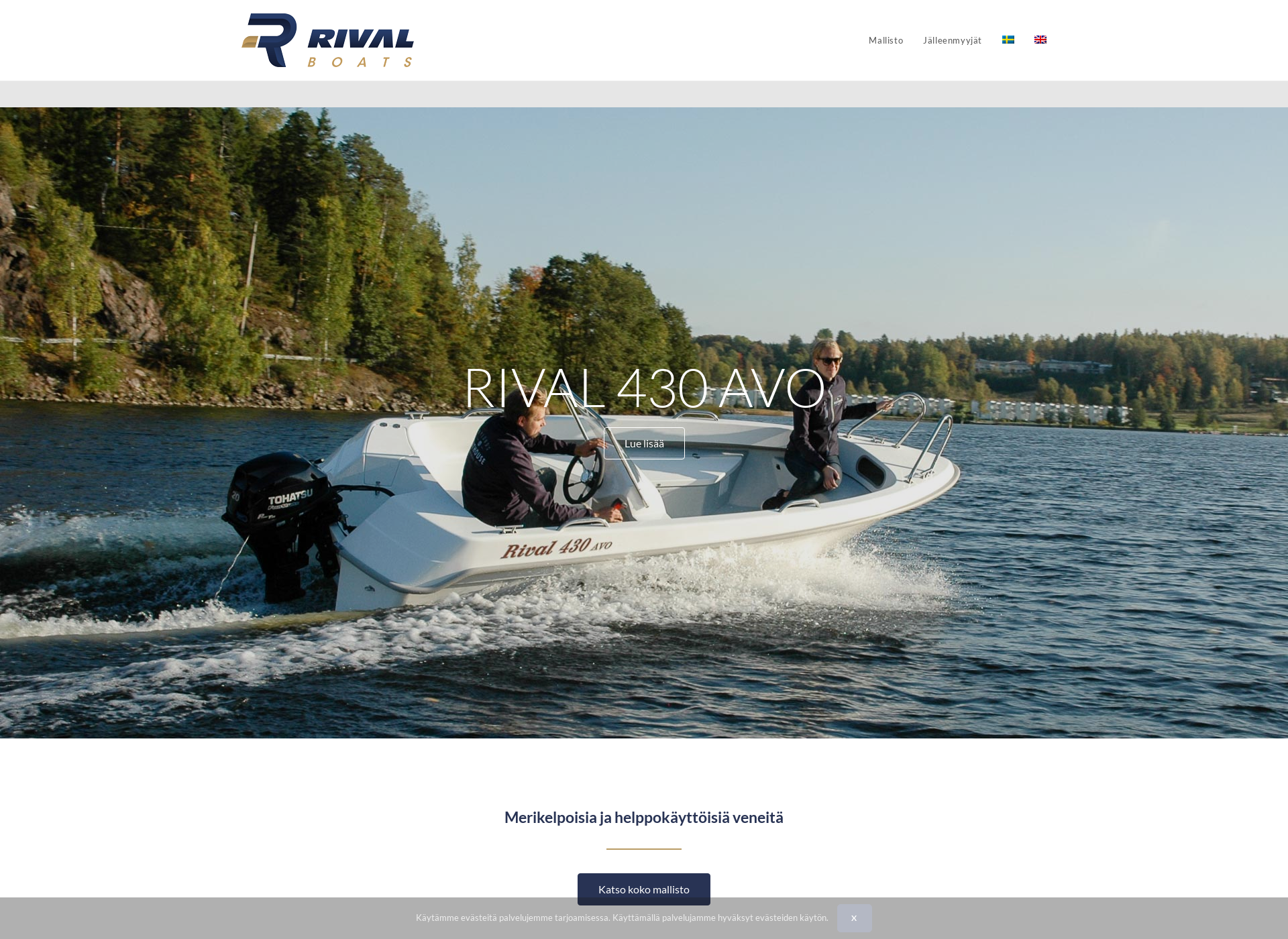 Screenshot for rivalboats.fi