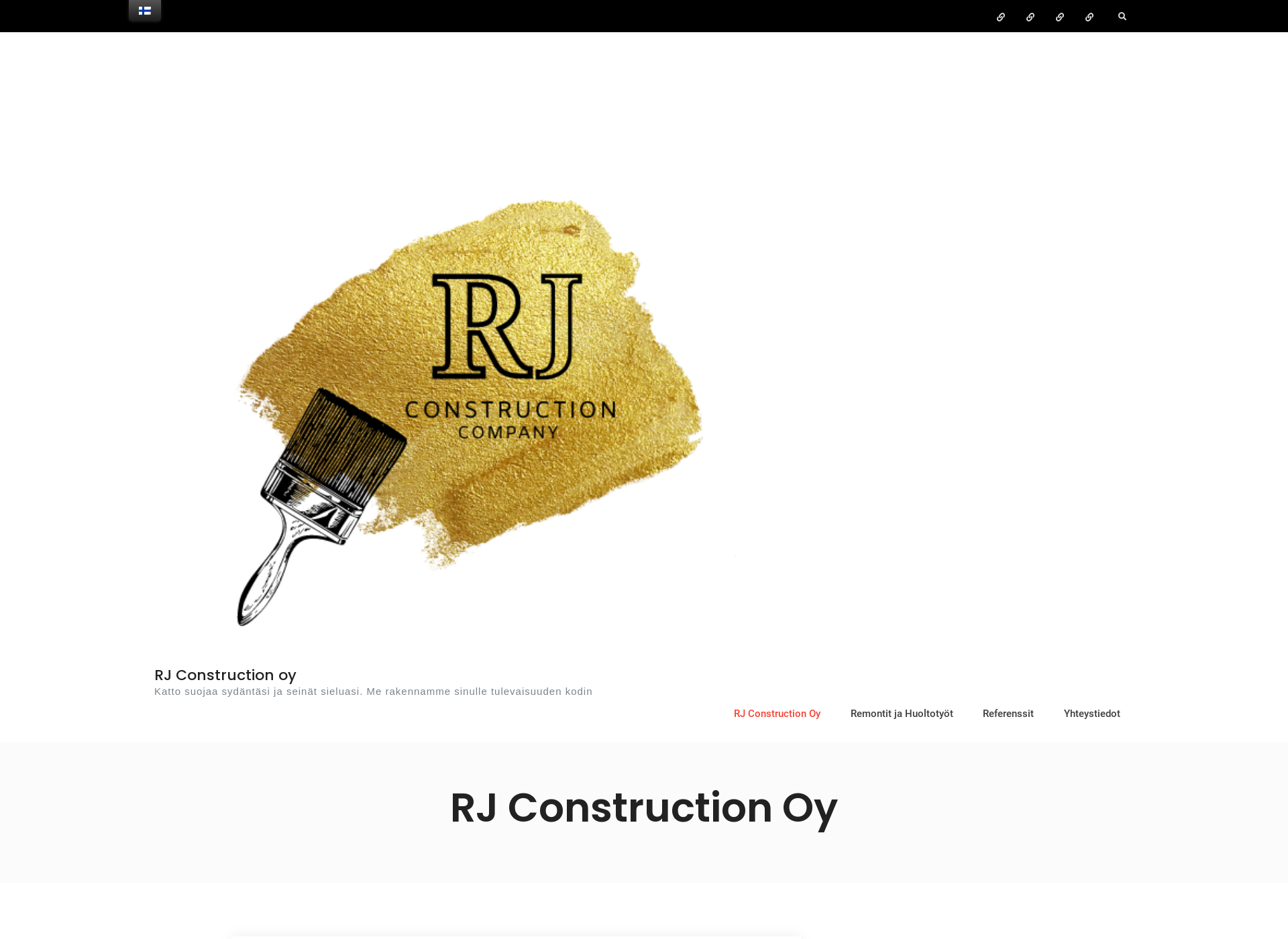 Screenshot for rjconstruction.fi