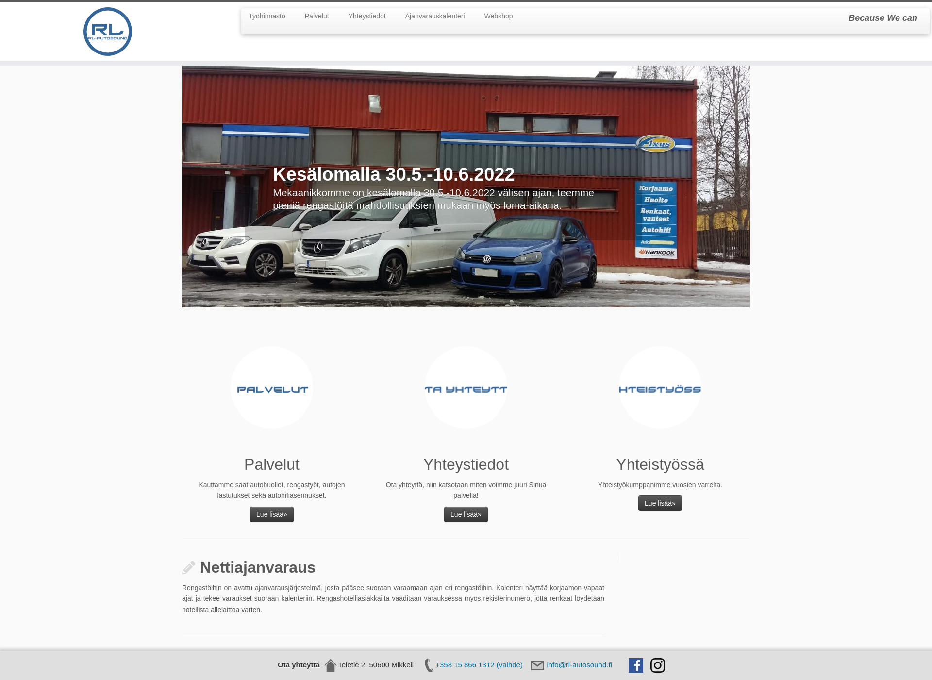 Screenshot for rl-yhtiot.fi