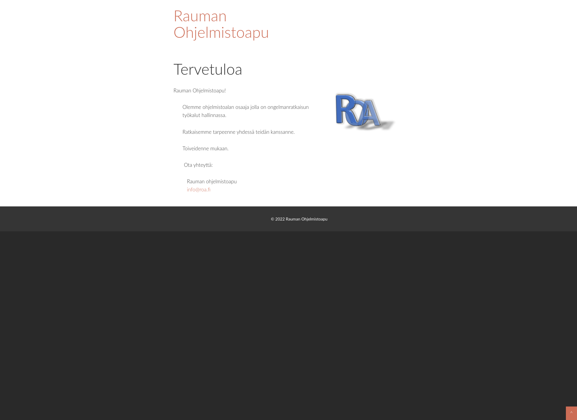 Screenshot for roa.fi