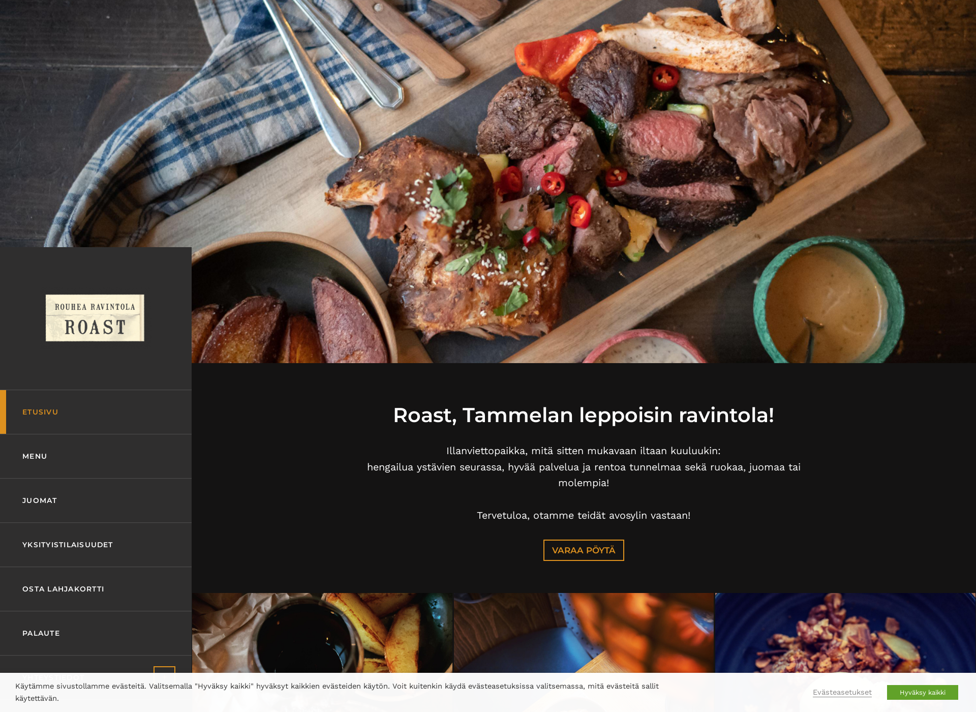 Screenshot for roast.fi