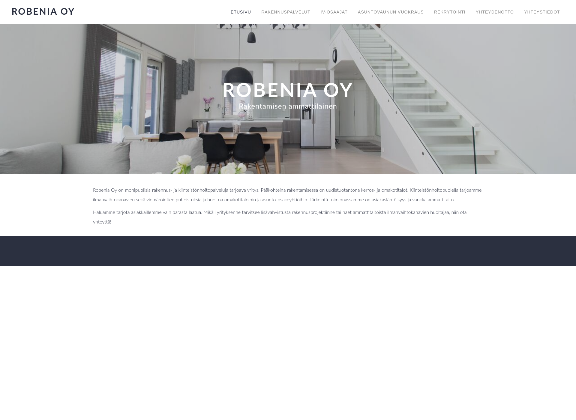 Screenshot for robenia.fi