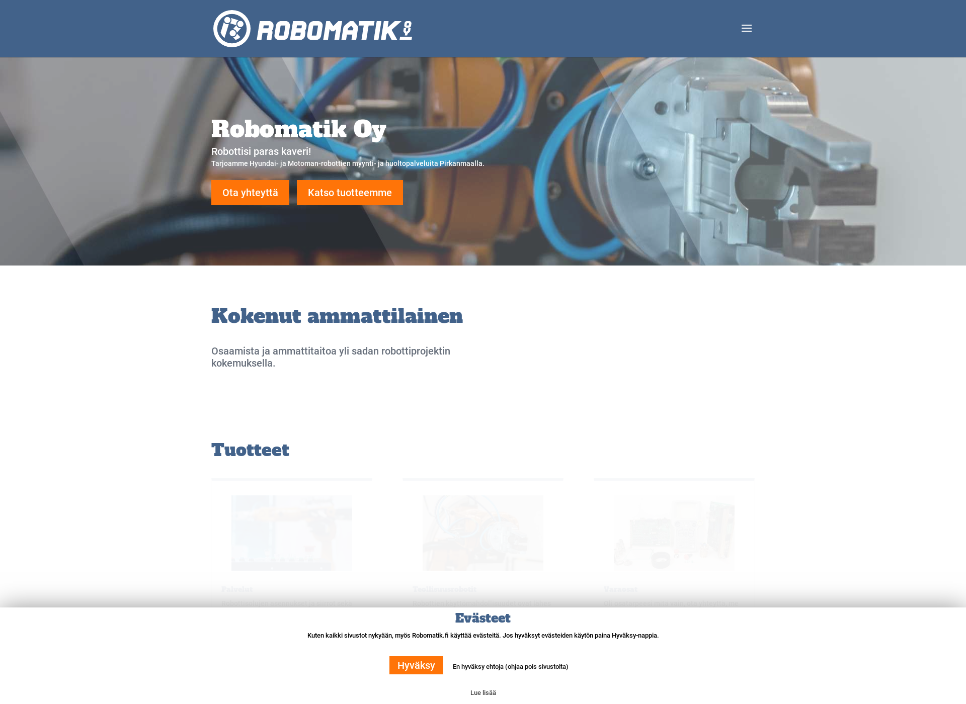 Screenshot for robomatik.fi