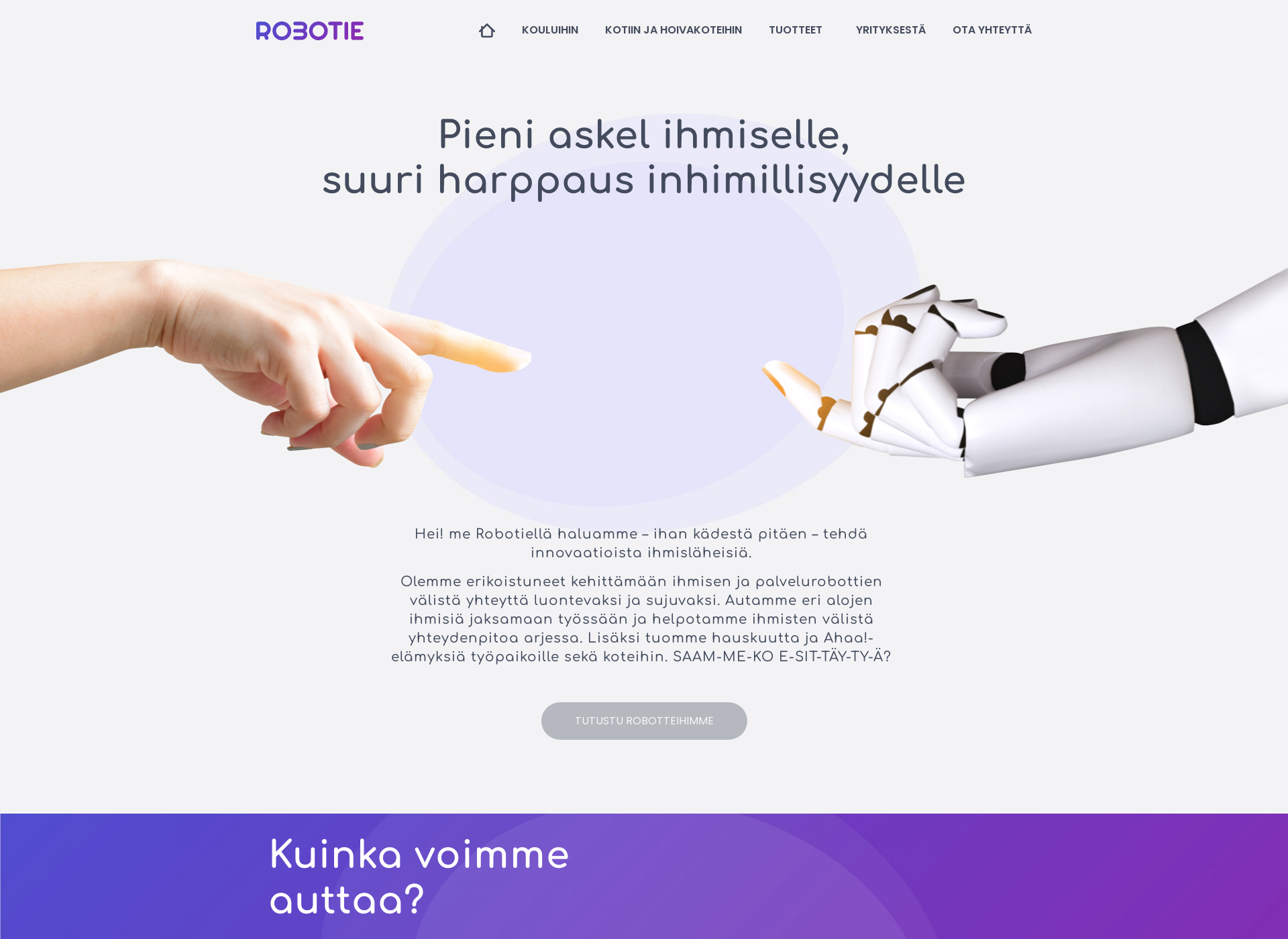 Screenshot for robotie.fi