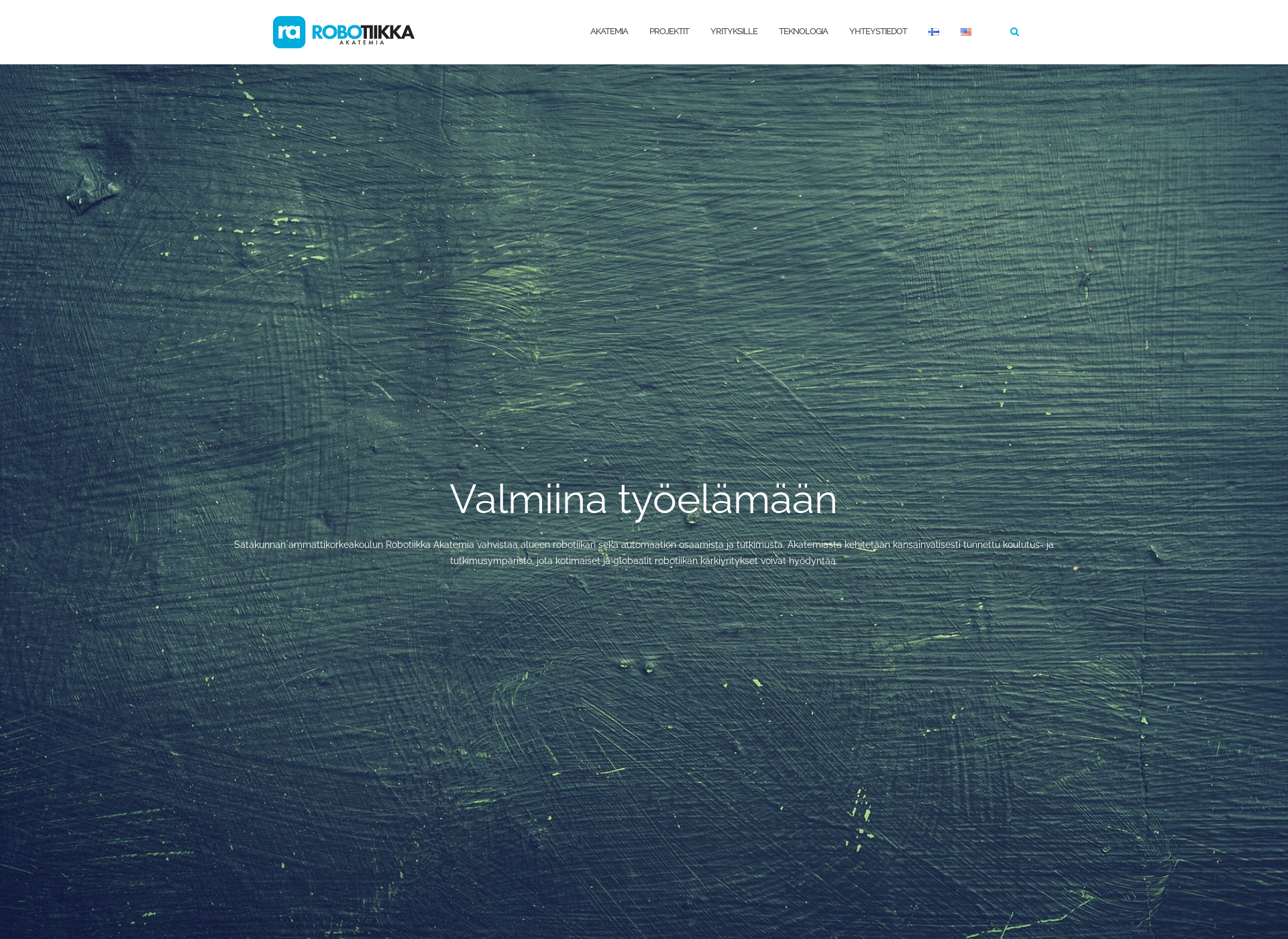 Screenshot for robotiikkaakatemia.fi
