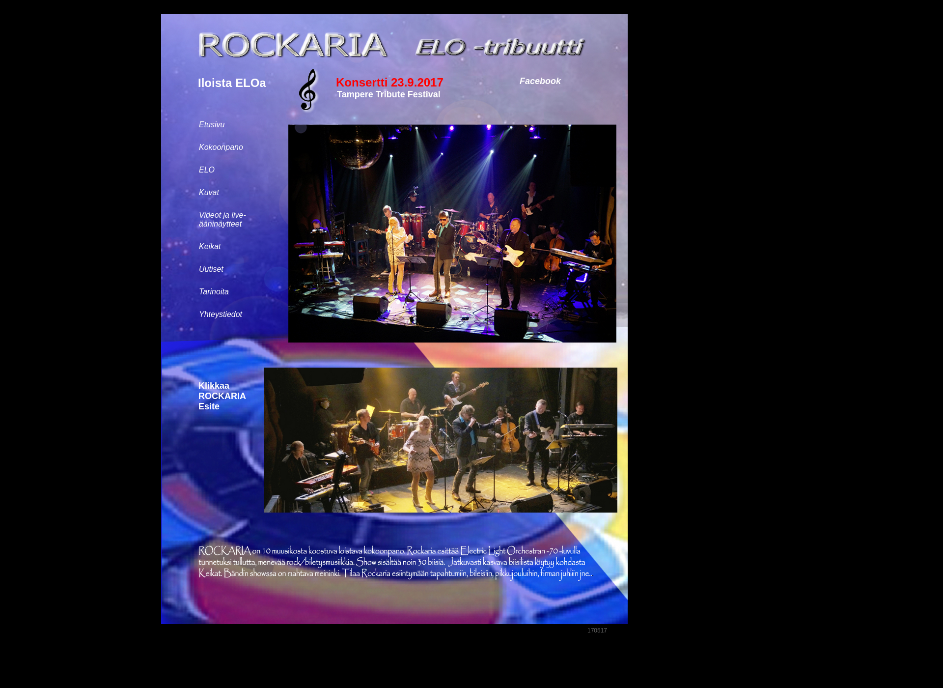 Screenshot for rockaria.fi