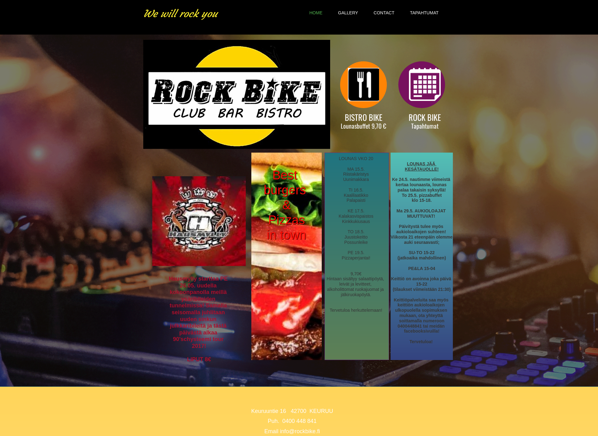 Screenshot for rockbike.fi