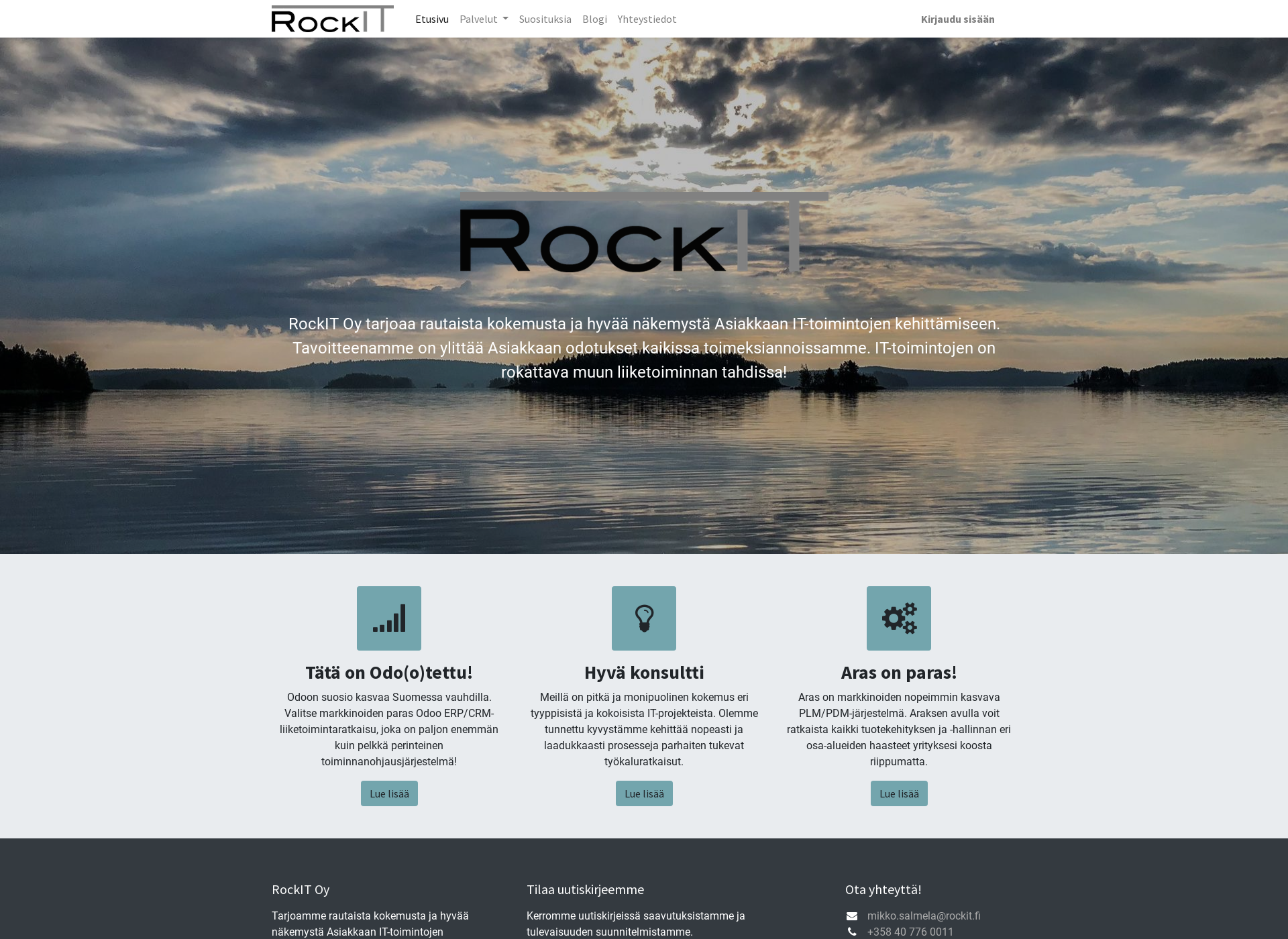 Screenshot for rockit.fi