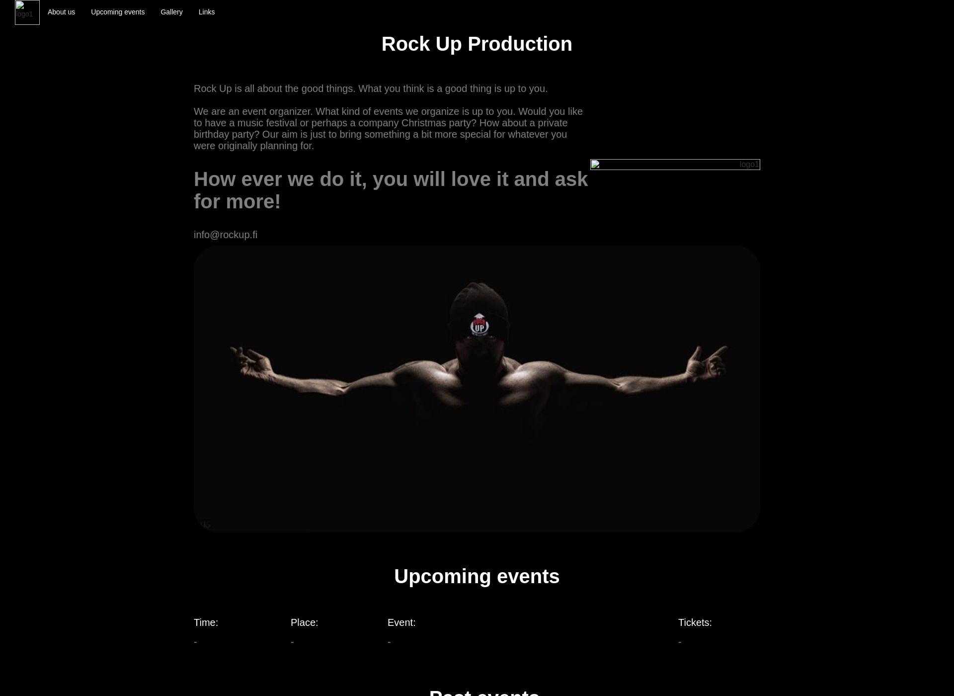 Screenshot for rockup.fi