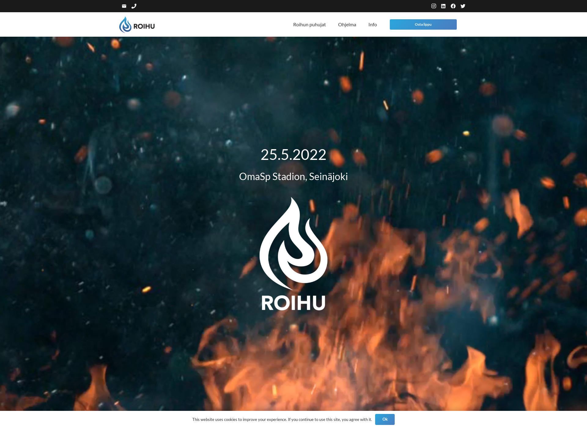 Screenshot for roihuksi.fi