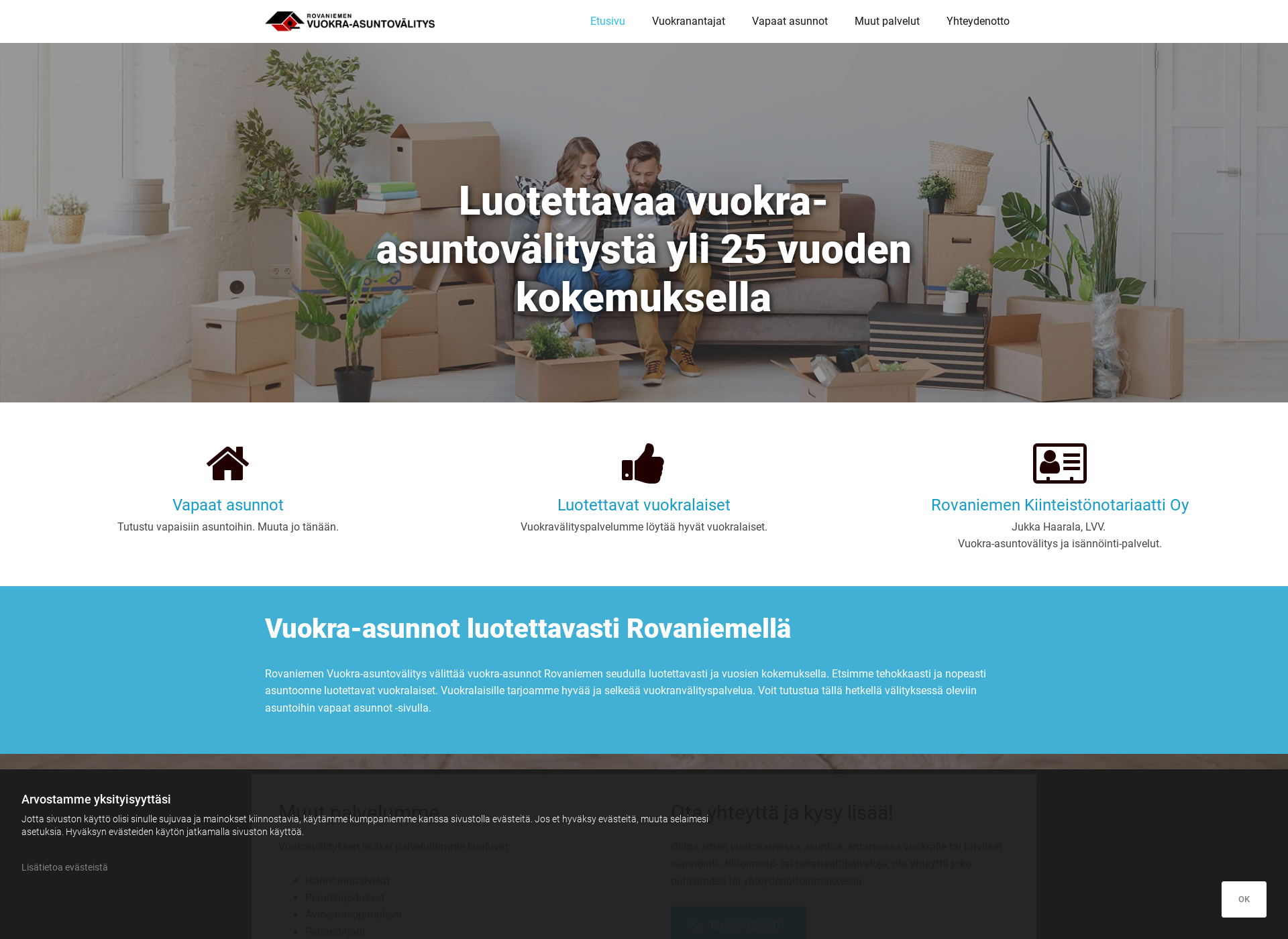 Screenshot for roivv.fi