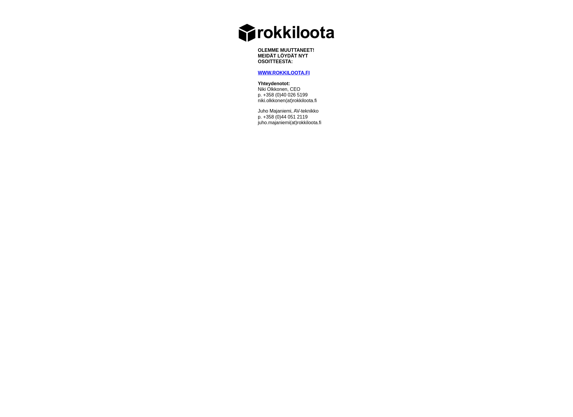 Screenshot for rokkiloota.com
