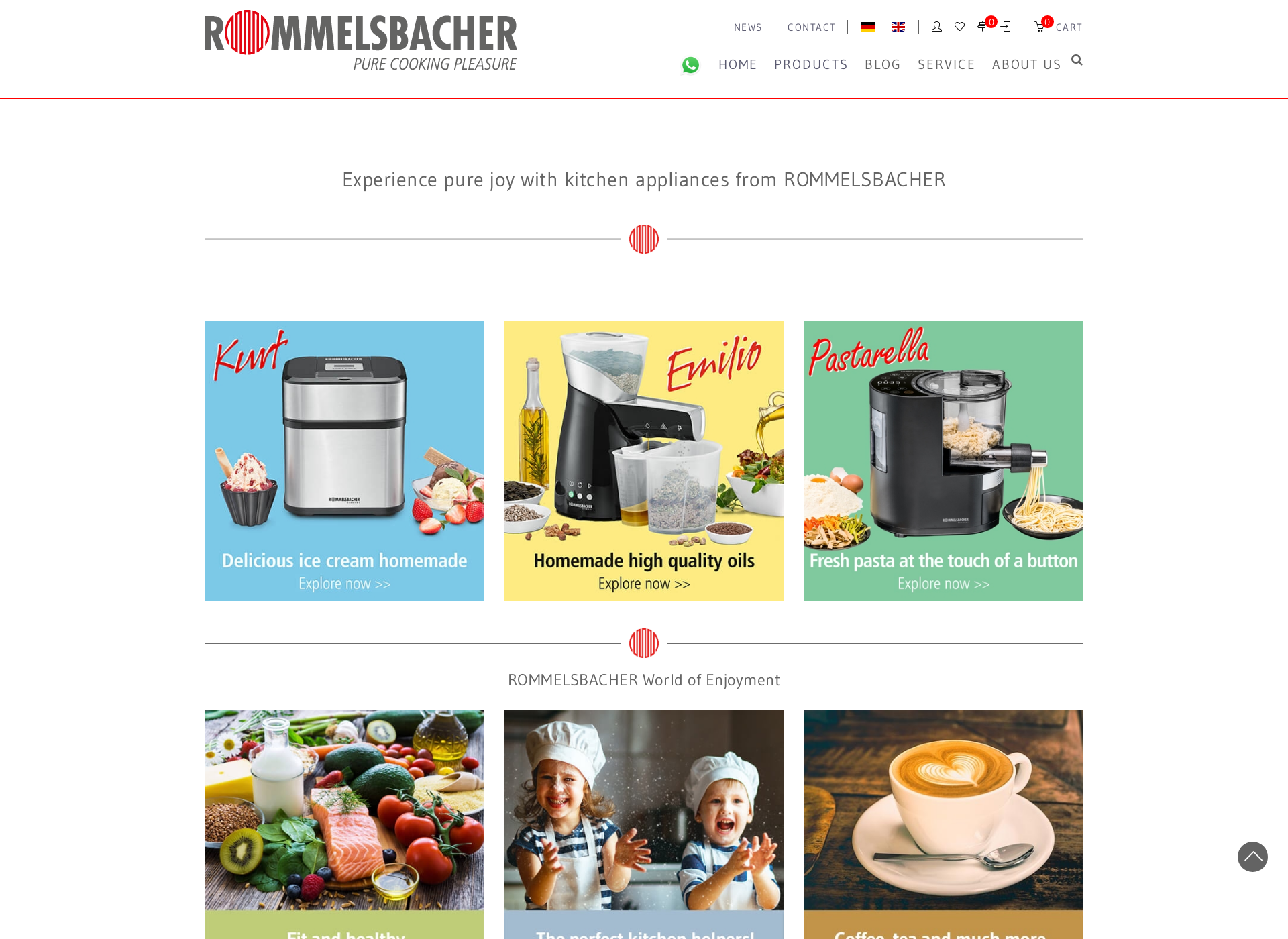 Screenshot for rommelsbacher.fi