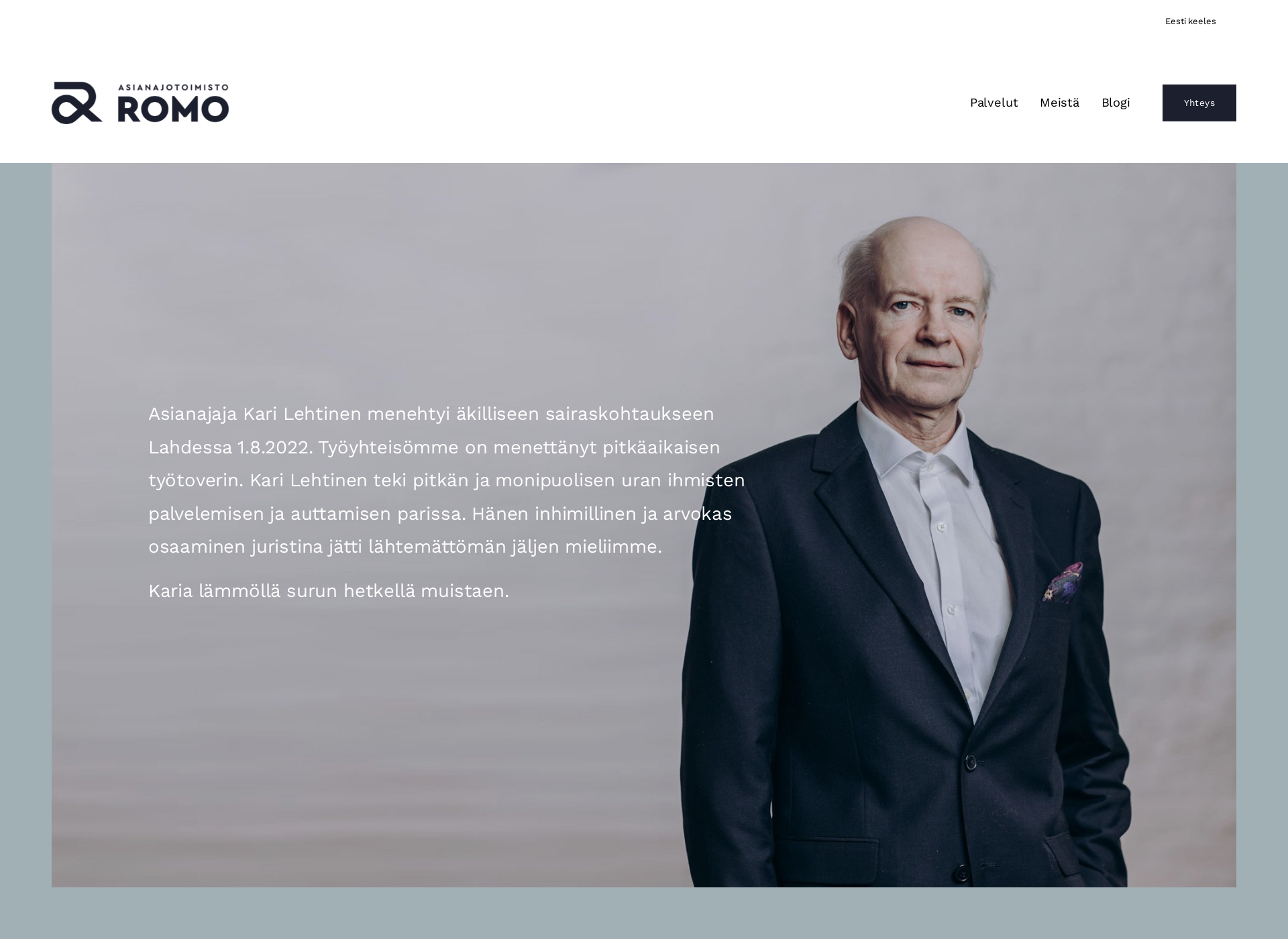 Screenshot for romo.fi