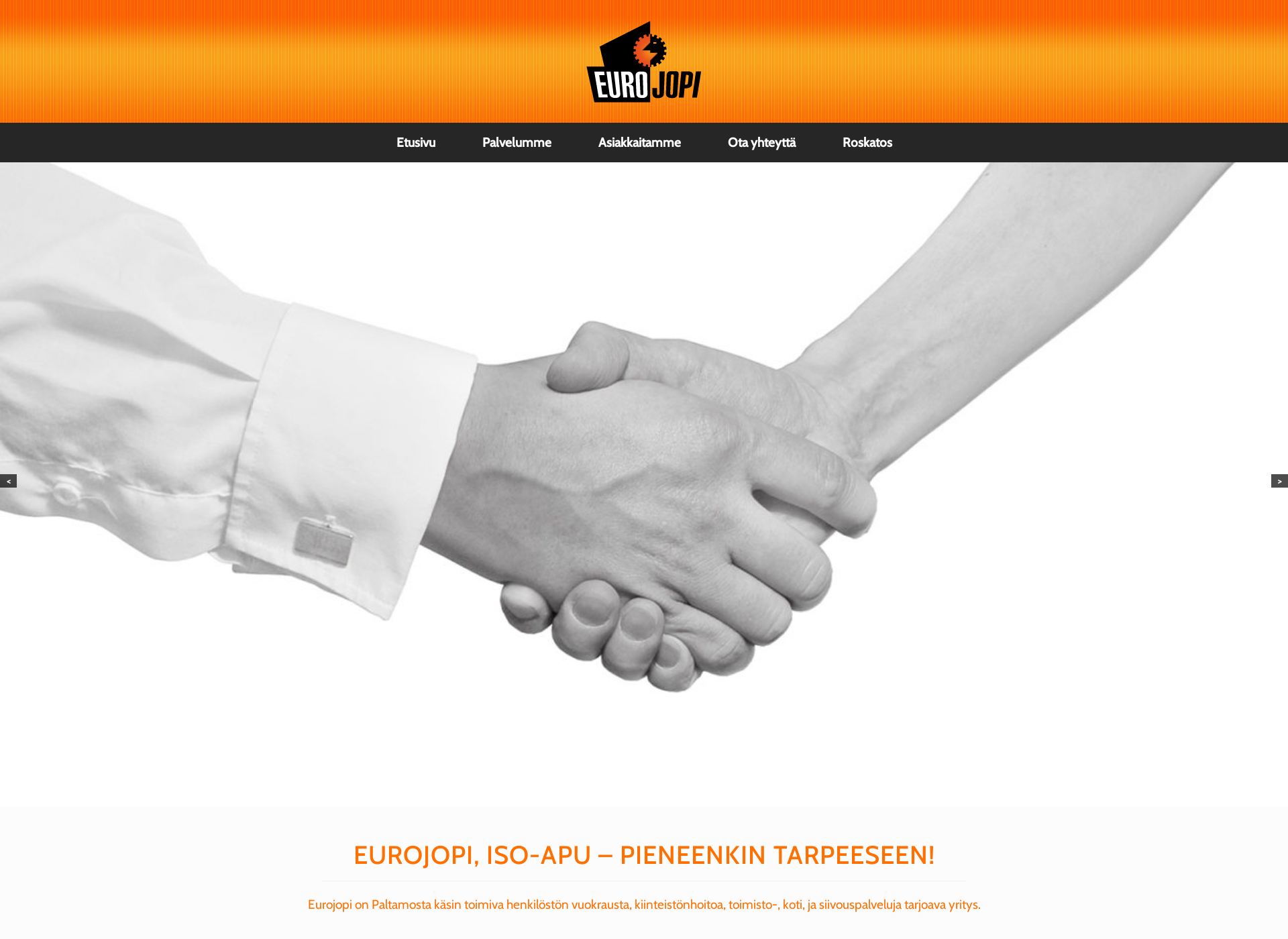 Screenshot for roskatos.fi