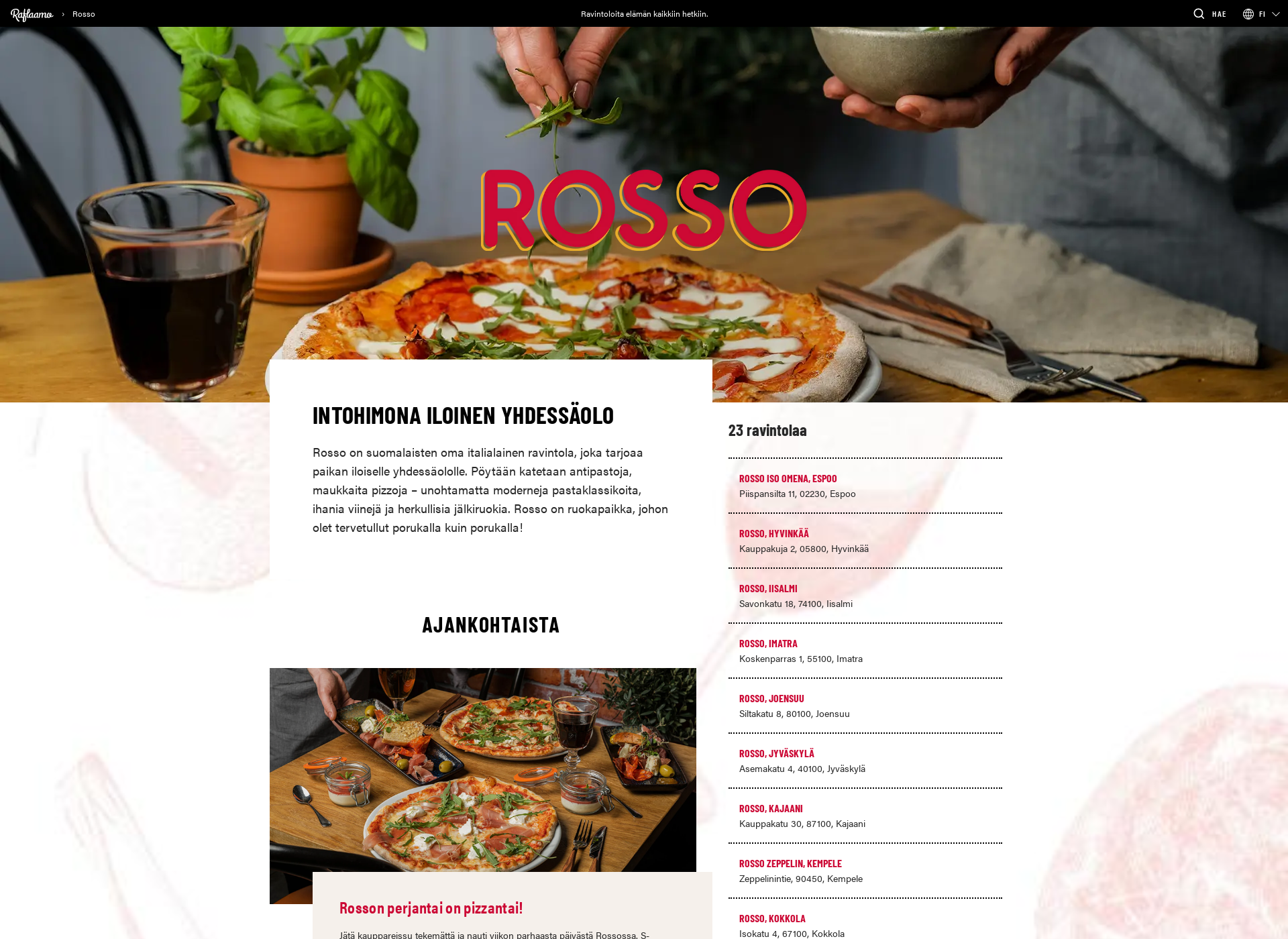 Screenshot for rosso.fi