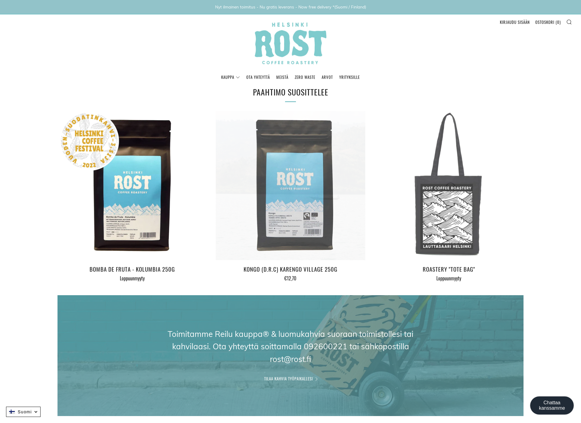 Screenshot for rost.fi