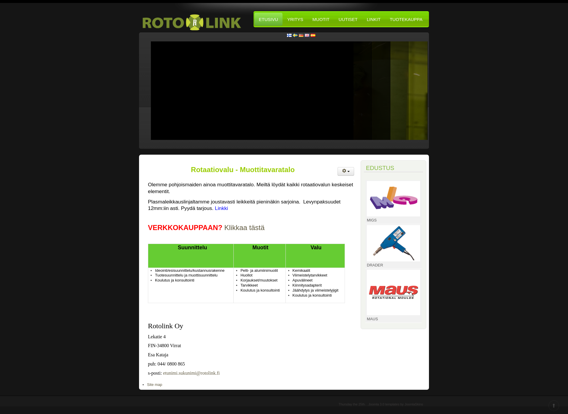 Screenshot for rotolink.fi