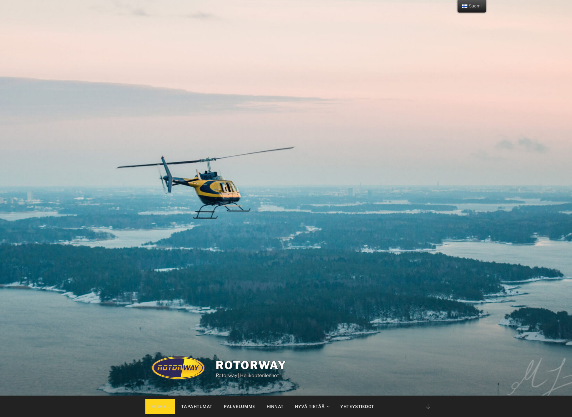 Skärmdump för rotorway.fi