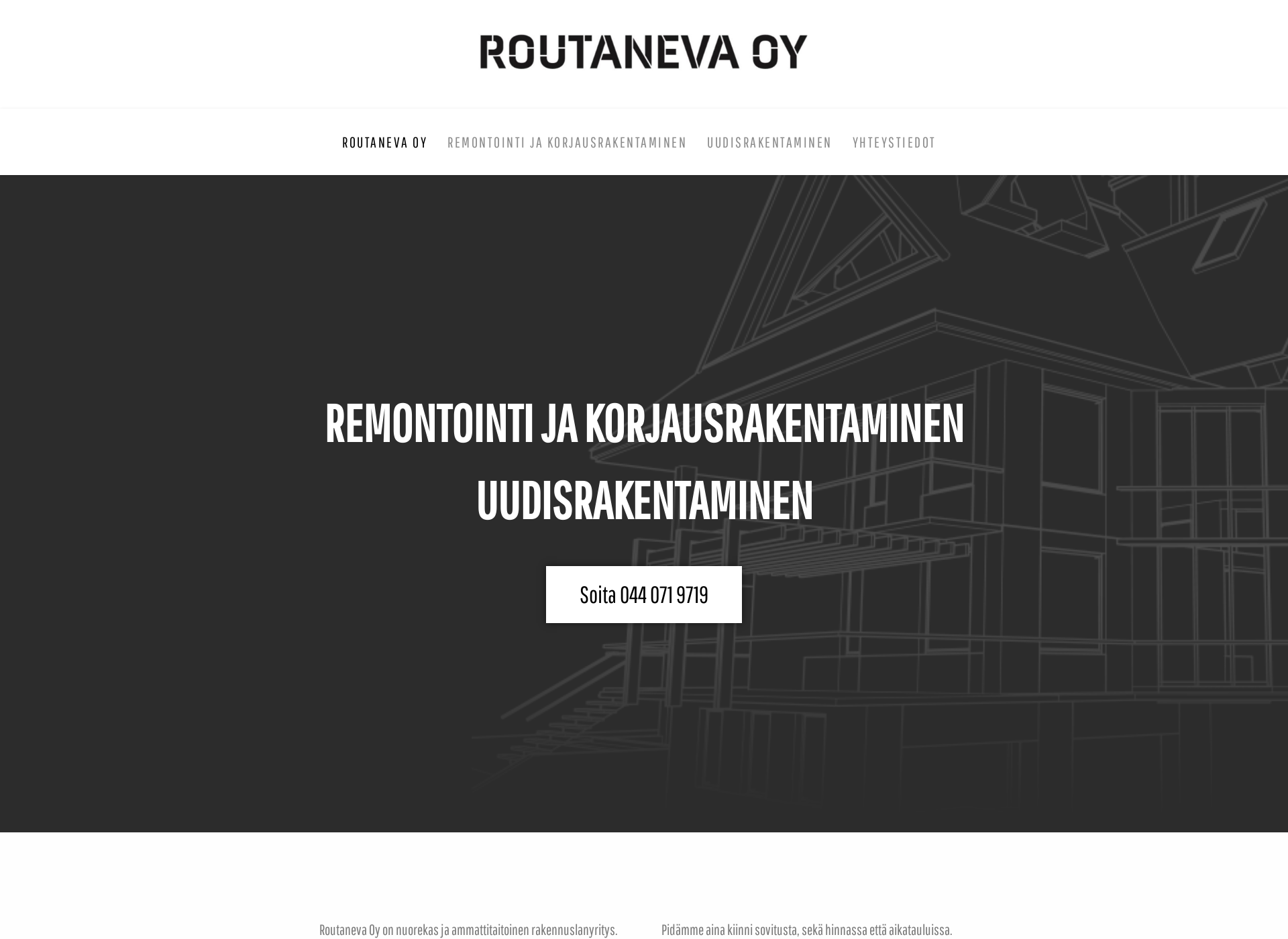 Skärmdump för routaneva.fi