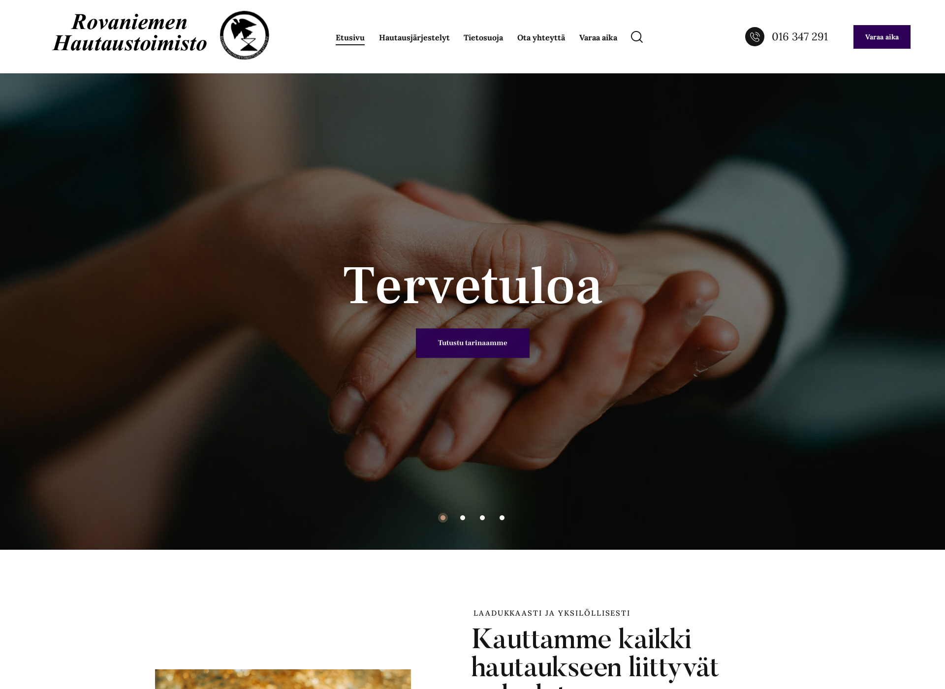 Screenshot for rovaniemenhautaustoimisto.fi