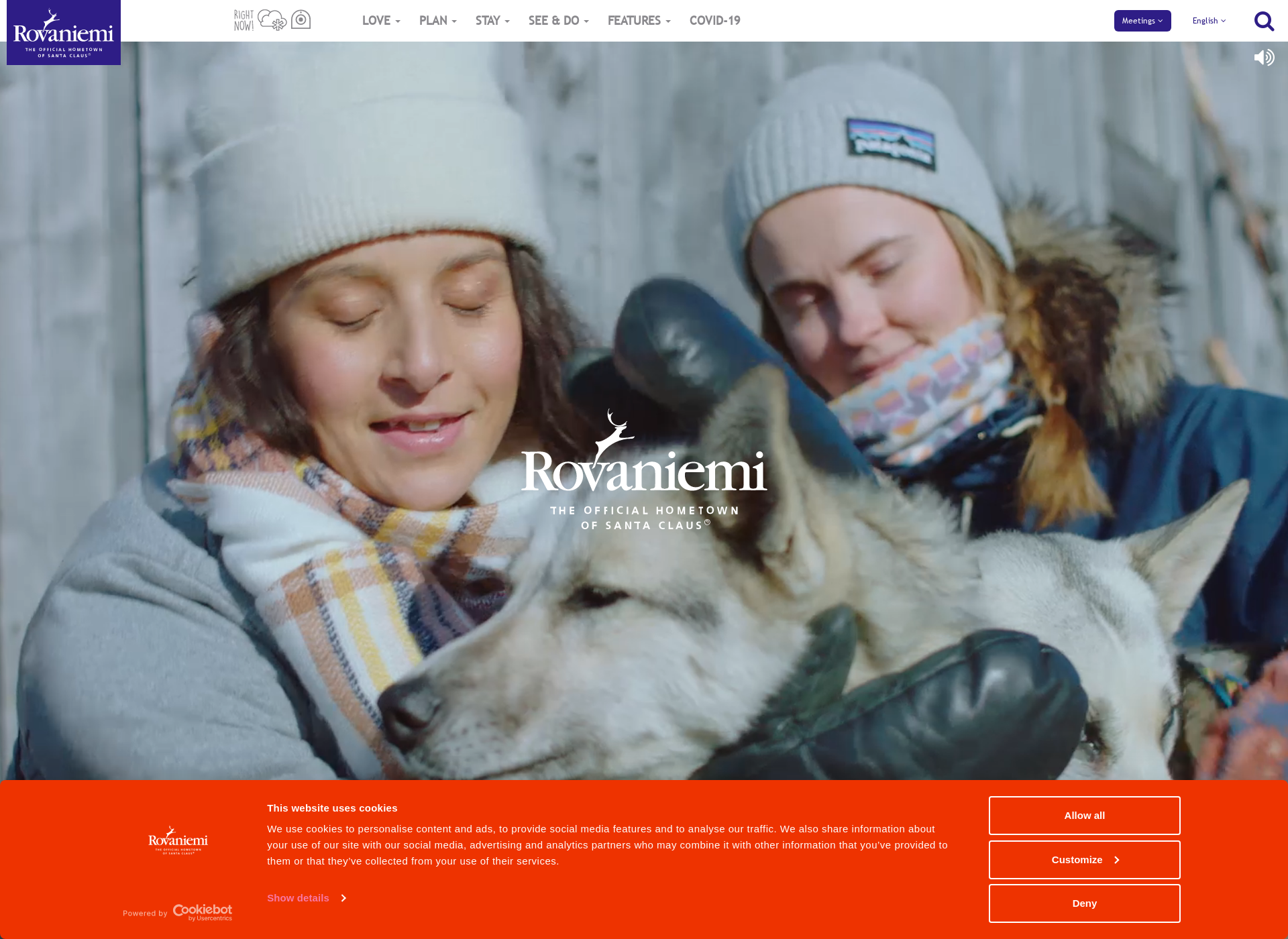 Screenshot for rovaniemicongresses.fi