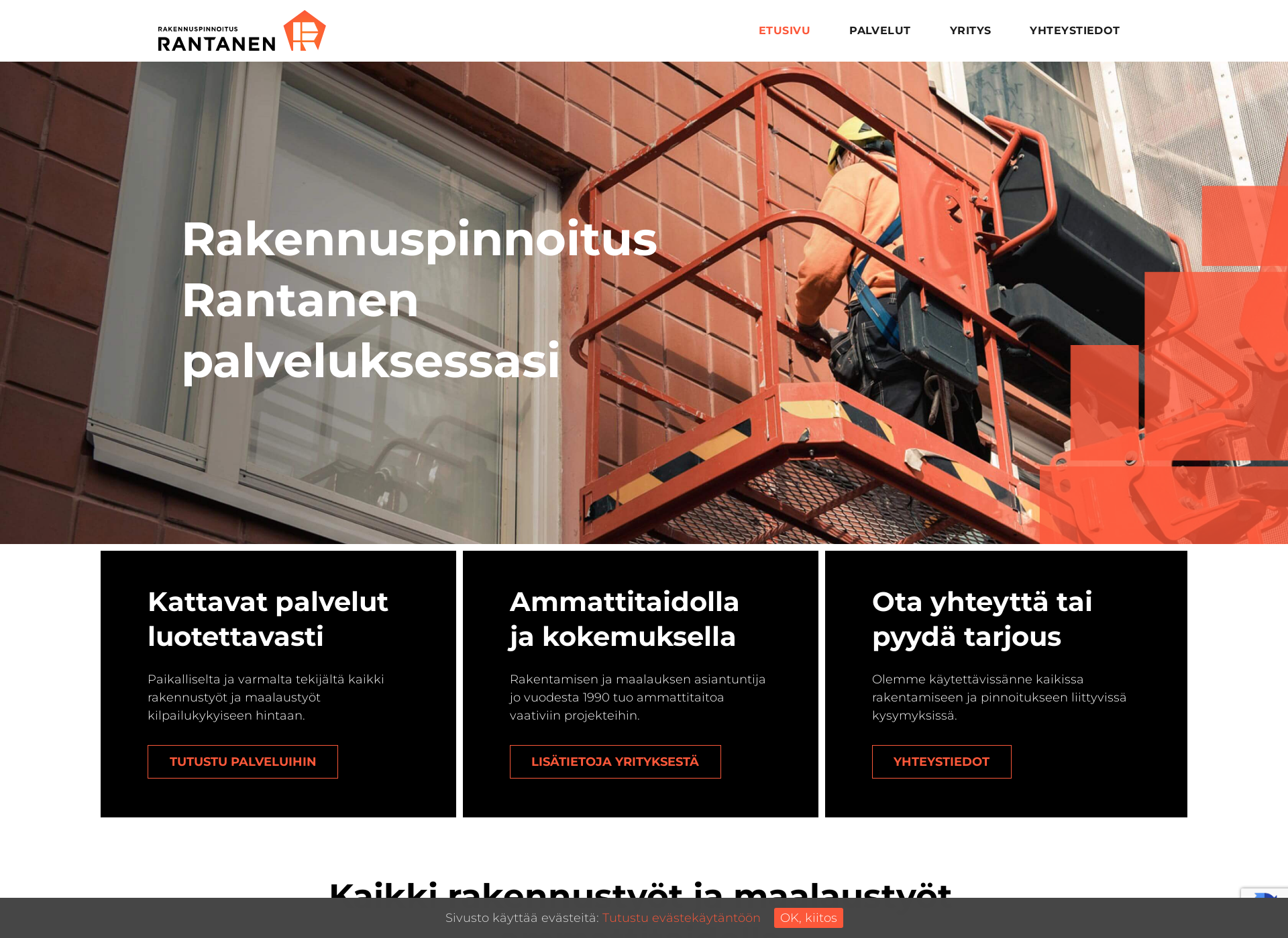Screenshot for rprantanen.fi